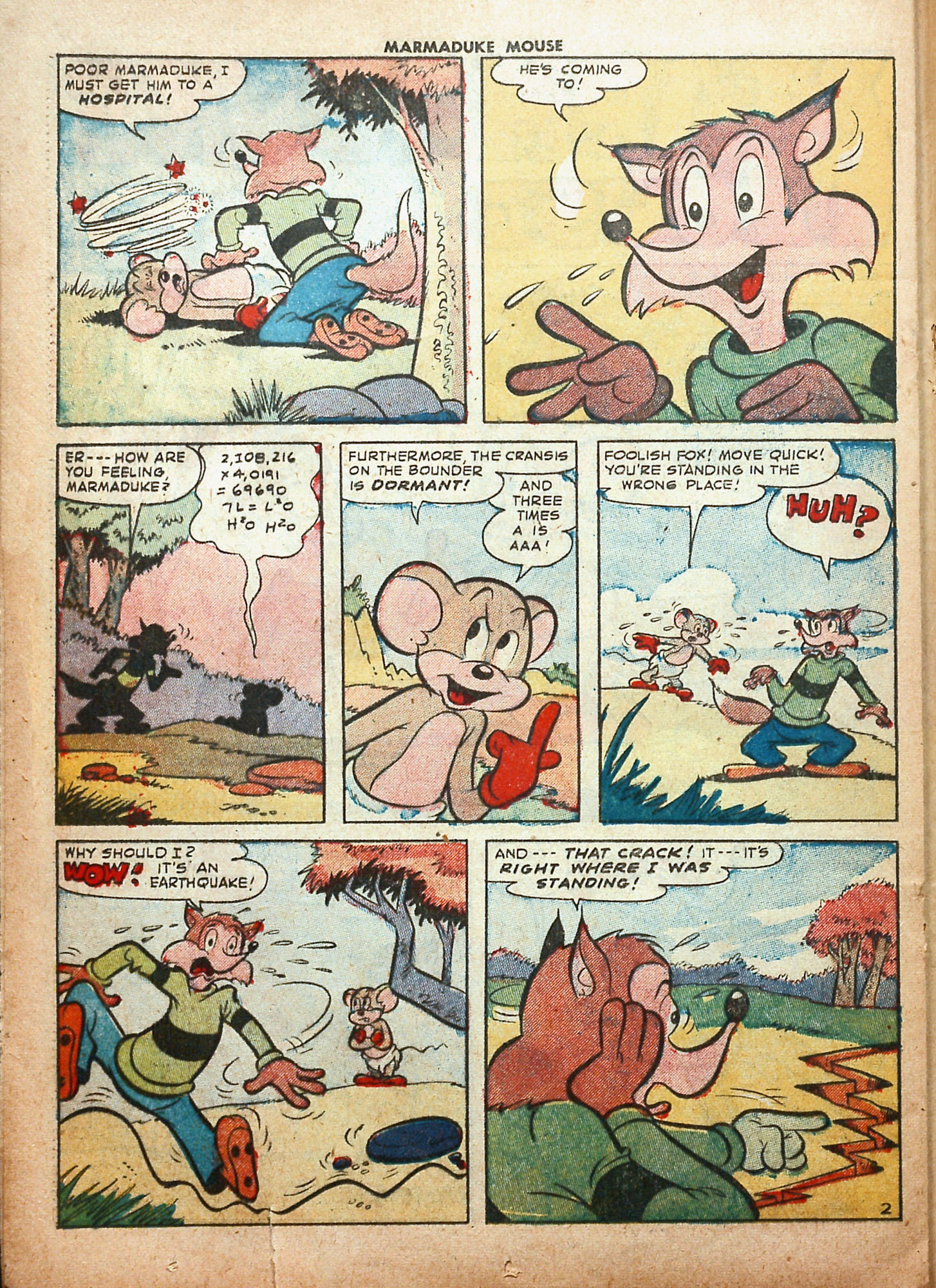Read online Marmaduke Mouse comic -  Issue #46 - 20