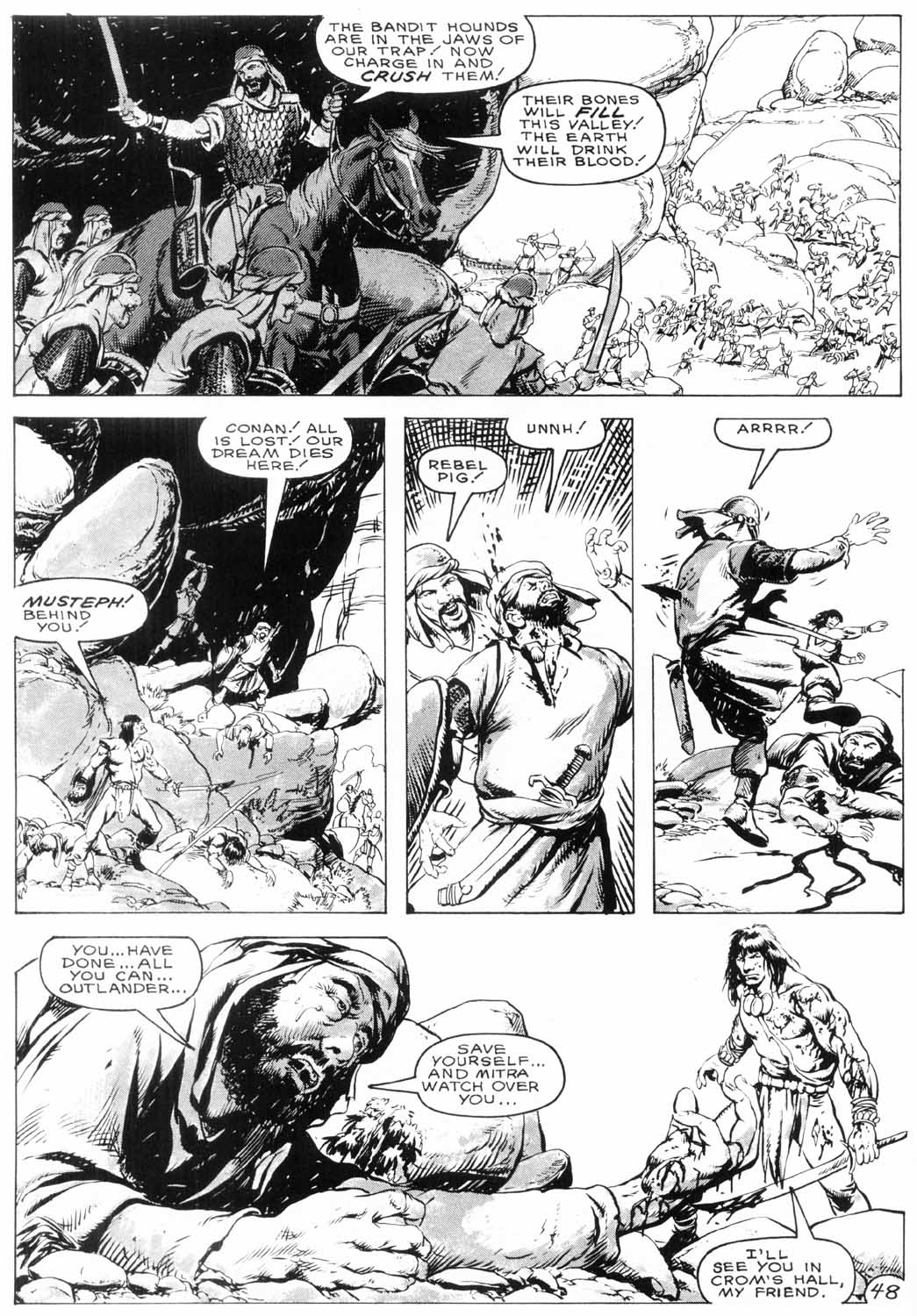 Read online The Savage Sword Of Conan comic -  Issue #153 - 50