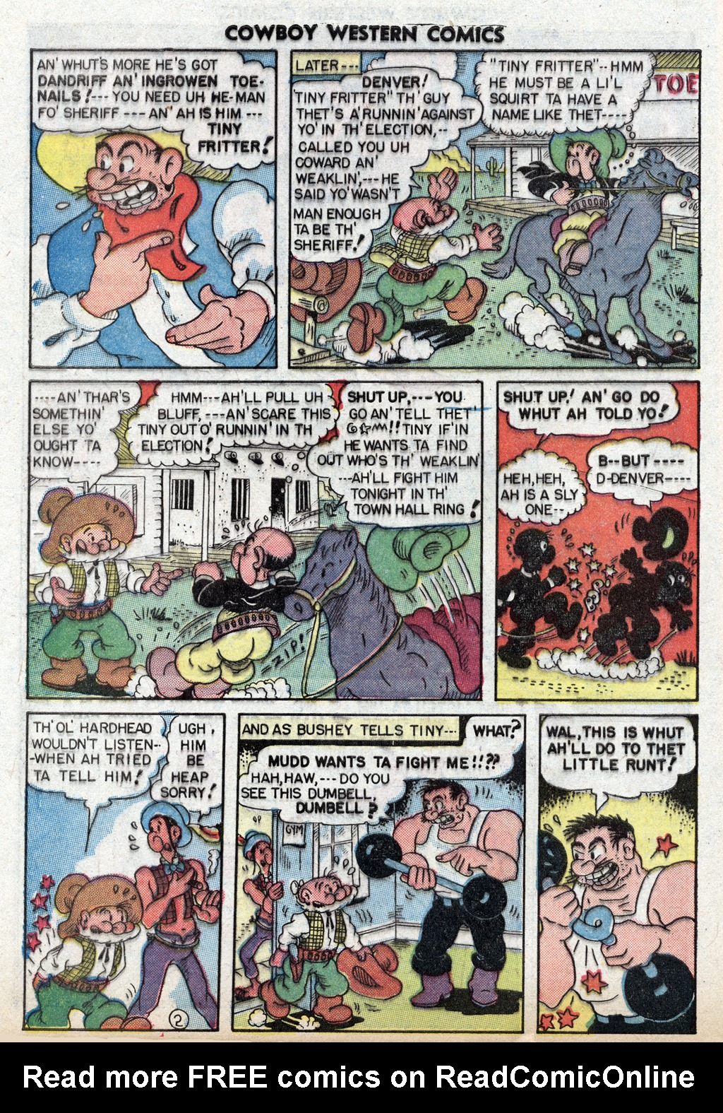 Read online Cowboy Western Comics (1948) comic -  Issue #22 - 12