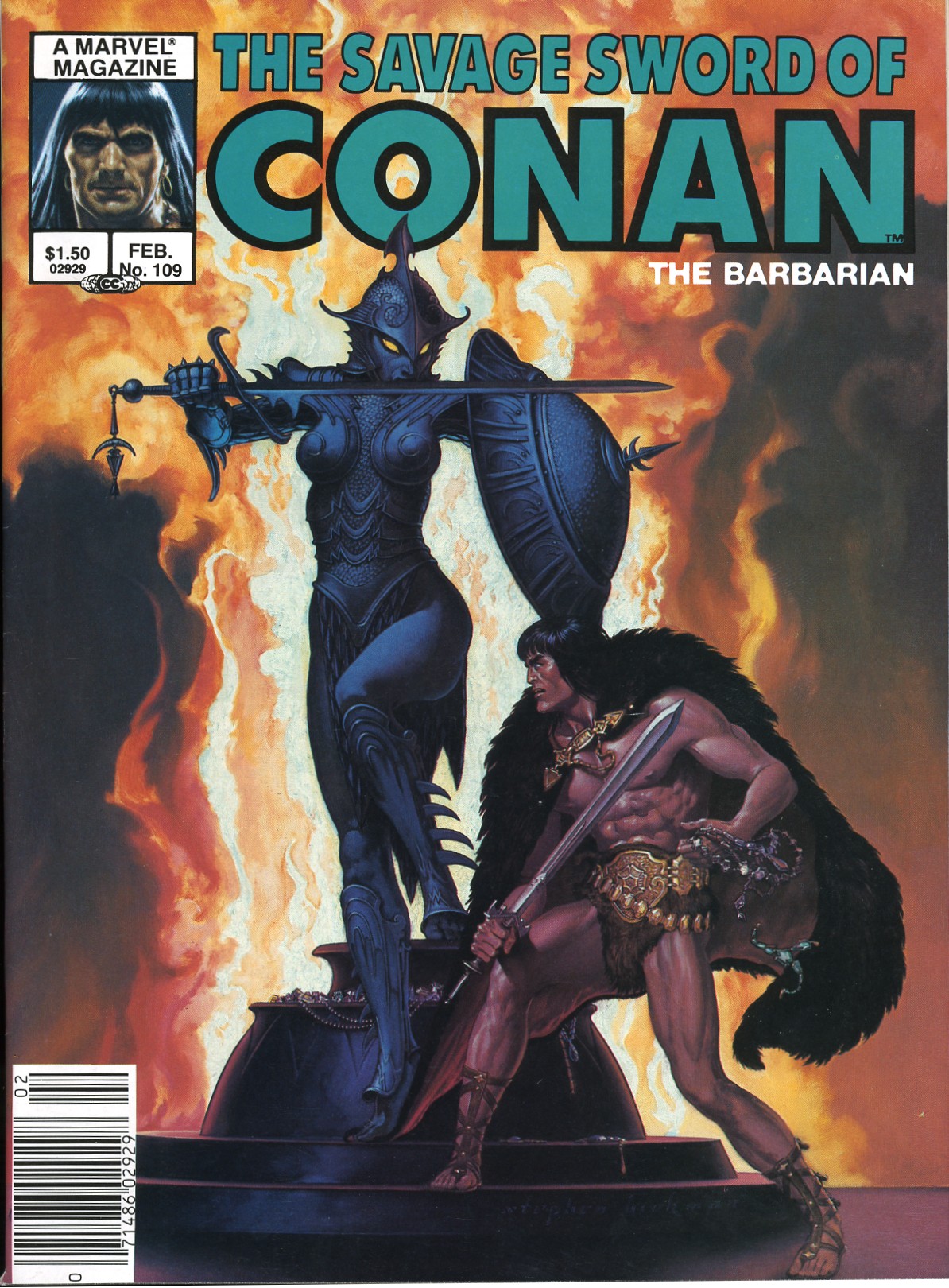 Read online The Savage Sword Of Conan comic -  Issue #109 - 1