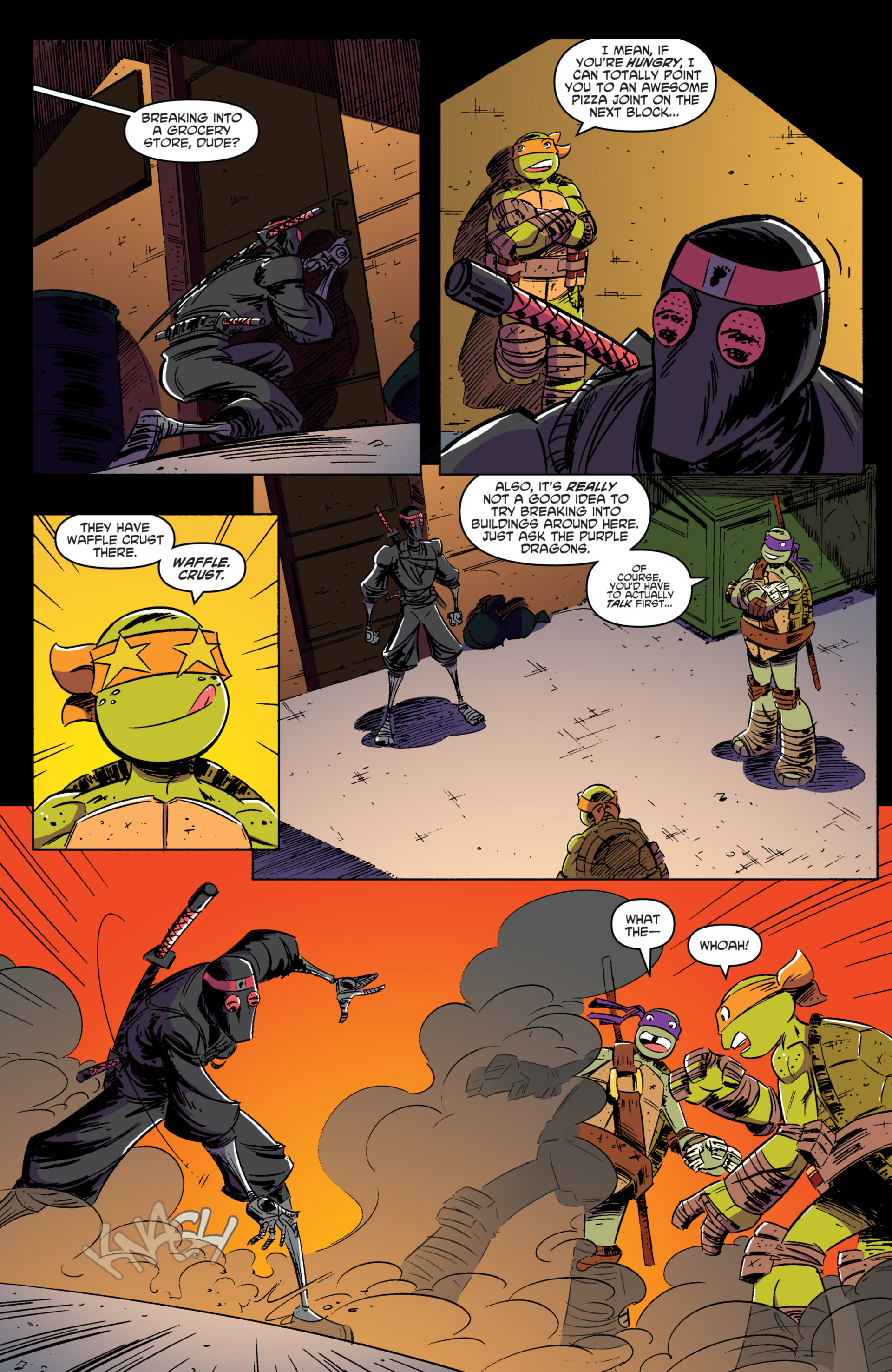 Read online Teenage Mutant Ninja Turtles New Animated Adventures comic -  Issue #4 - 8