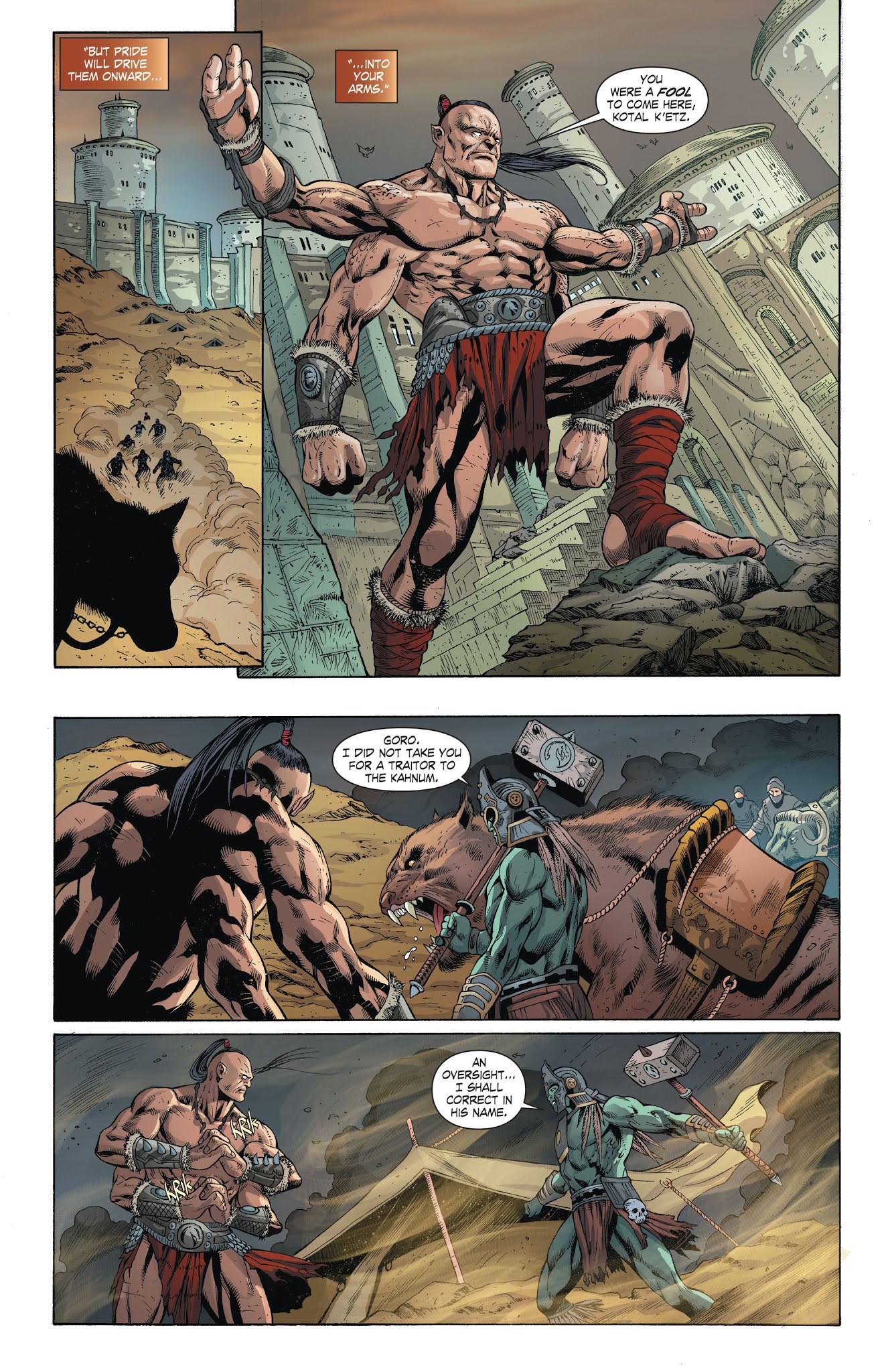 Read online Mortal Kombat X [I] comic -  Issue # _TPB 1 - 74