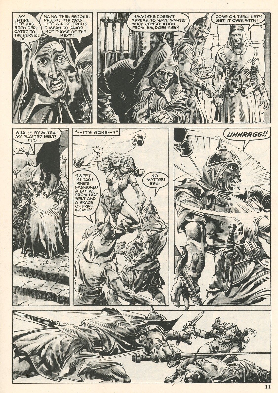 Read online The Savage Sword Of Conan comic -  Issue #107 - 11