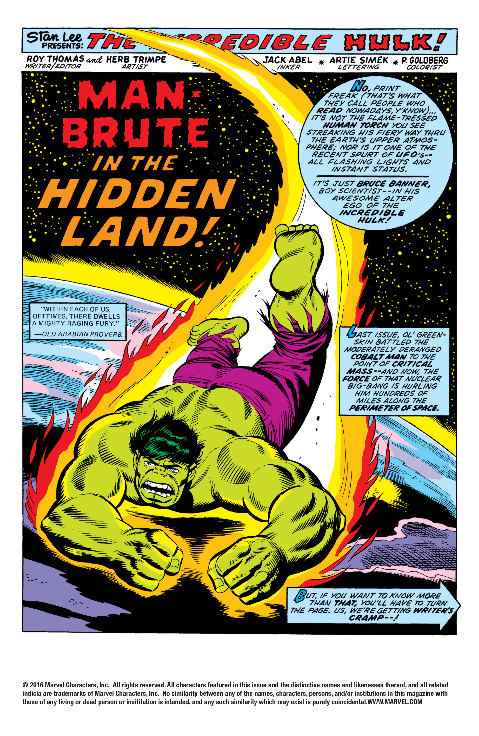 Read online Marvel Masterworks: The Incredible Hulk comic -  Issue # TPB 10 (Part 1) - 90