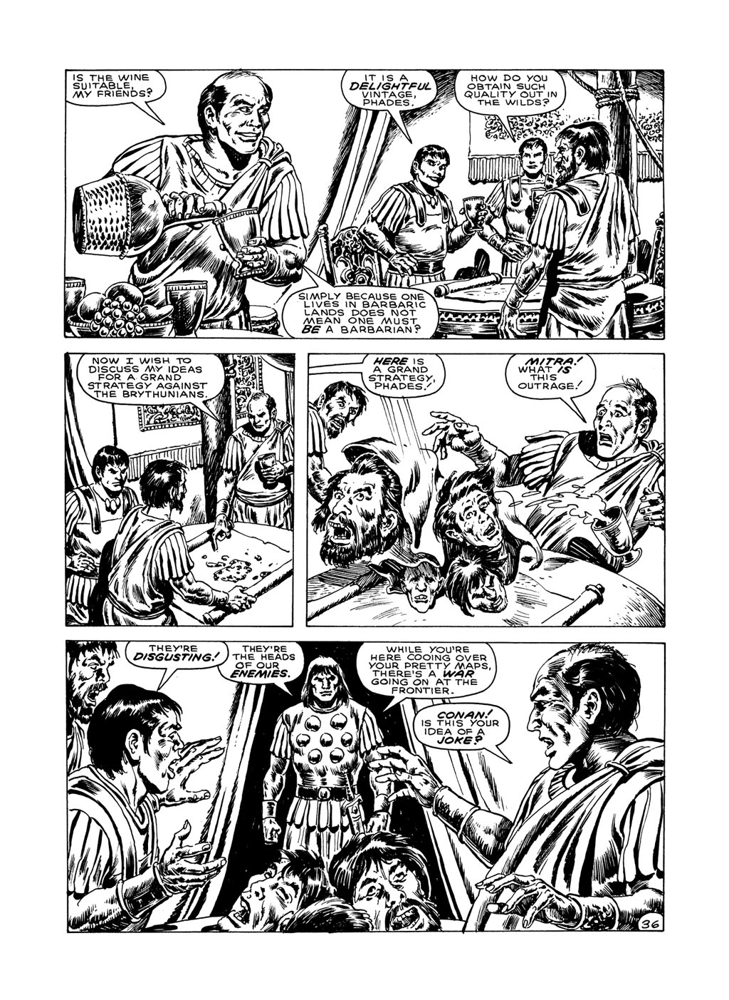 Read online The Savage Sword Of Conan comic -  Issue #147 - 38