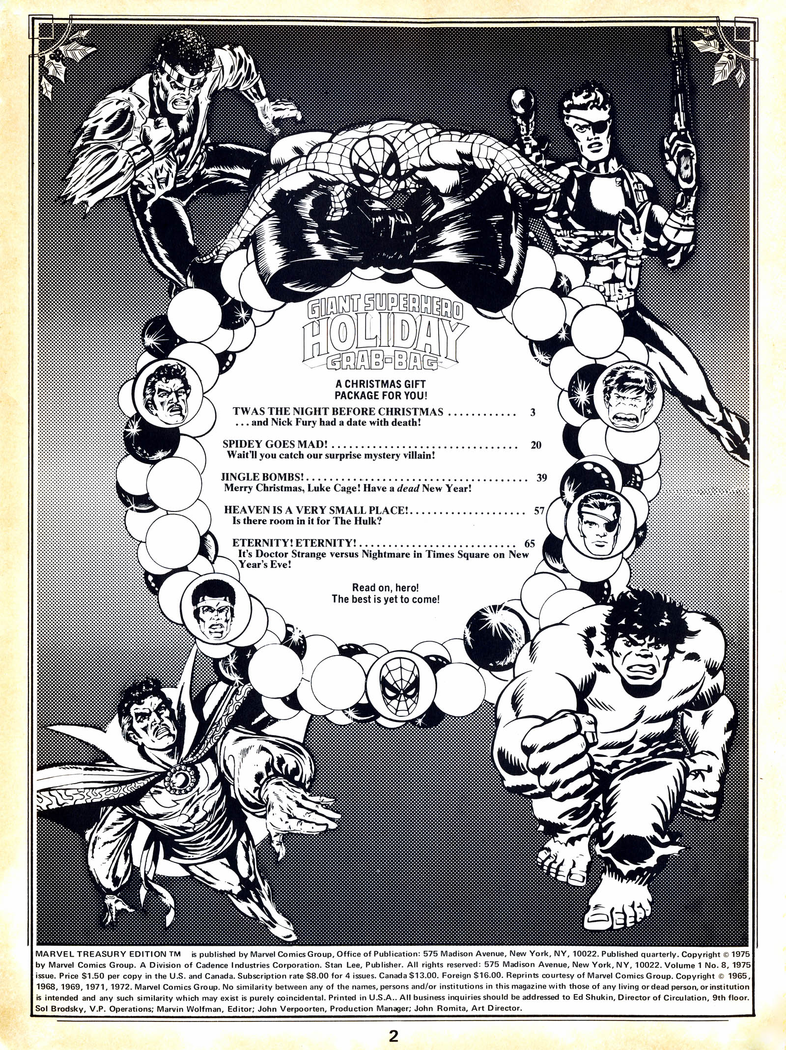 Read online Marvel Treasury Edition comic -  Issue #8 - 2