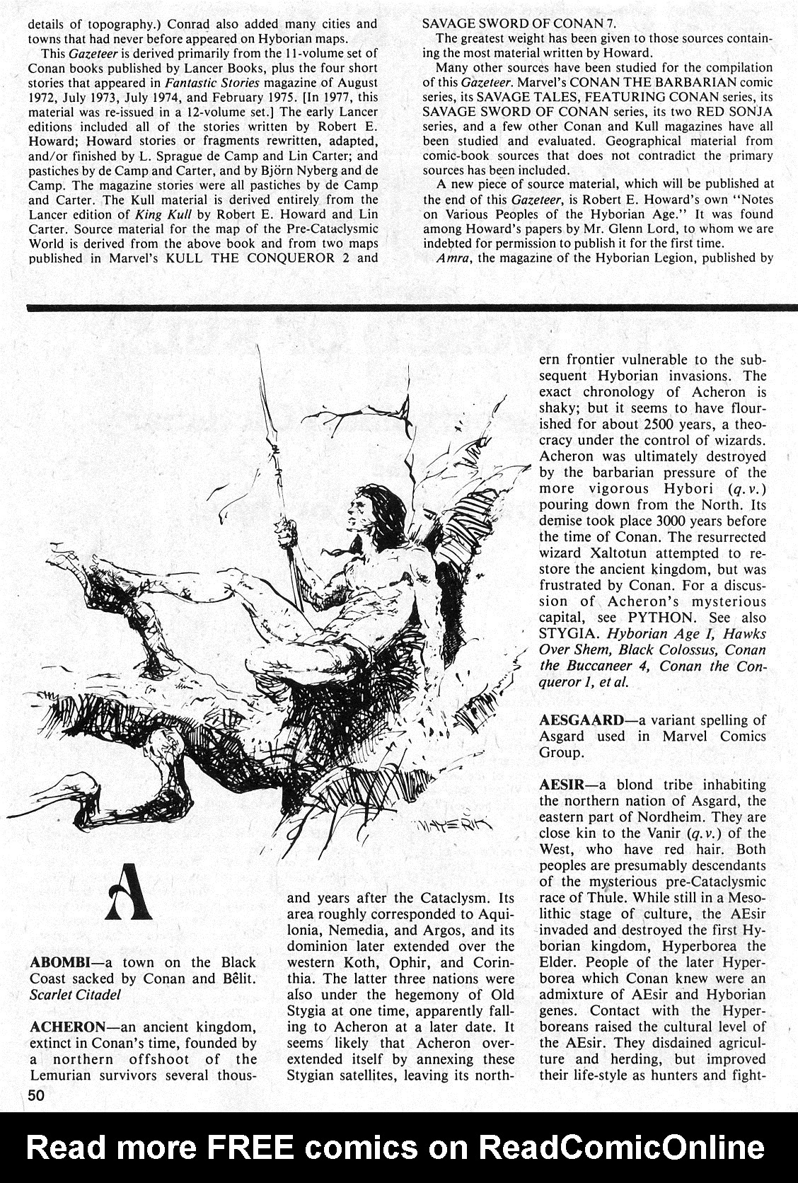 Read online The Savage Sword Of Conan comic -  Issue #30 - 49