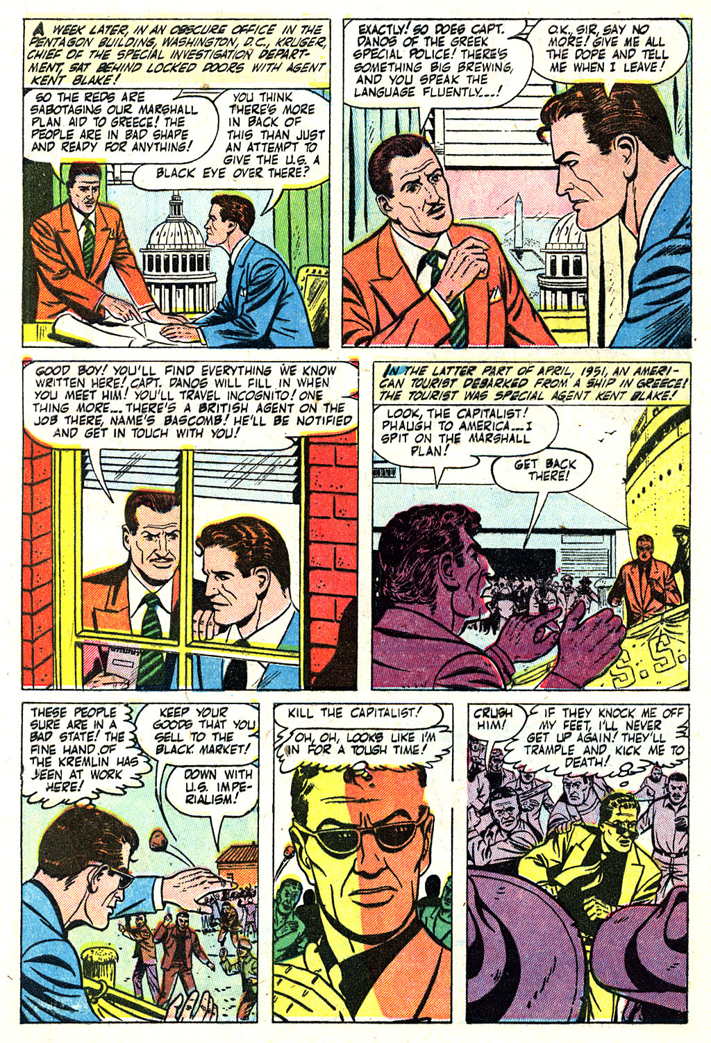 Read online Kent Blake of the Secret Service comic -  Issue #5 - 4