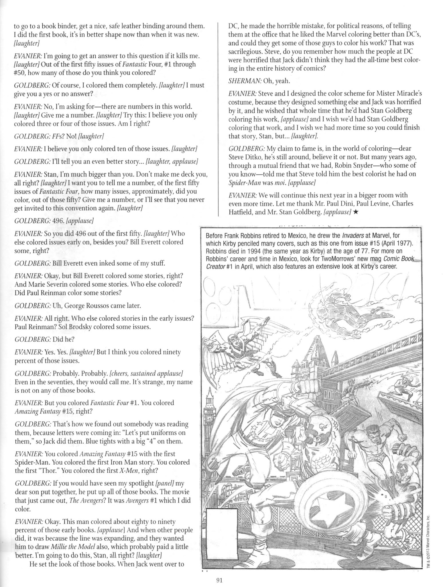 Read online The Jack Kirby Collector comic -  Issue #60 - 95