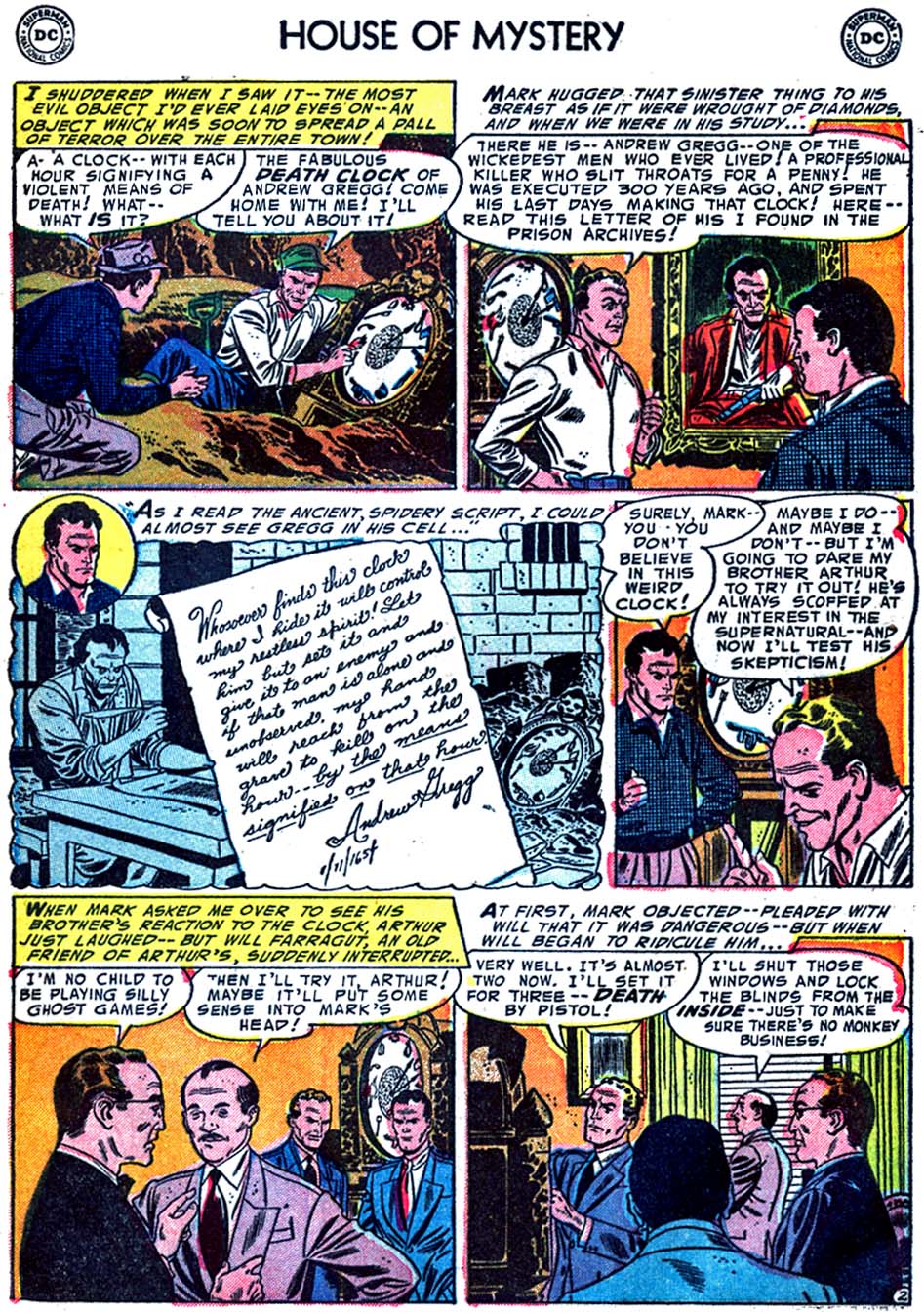 Read online House of Mystery (1951) comic -  Issue #28 - 29
