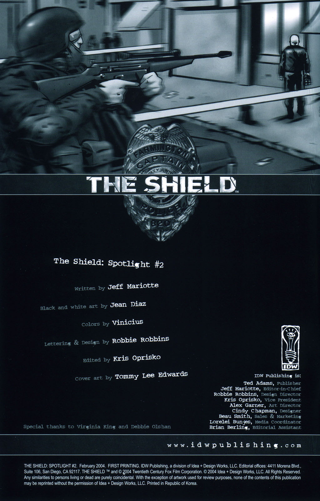 Read online The Shield: Spotlight comic -  Issue #2 - 2