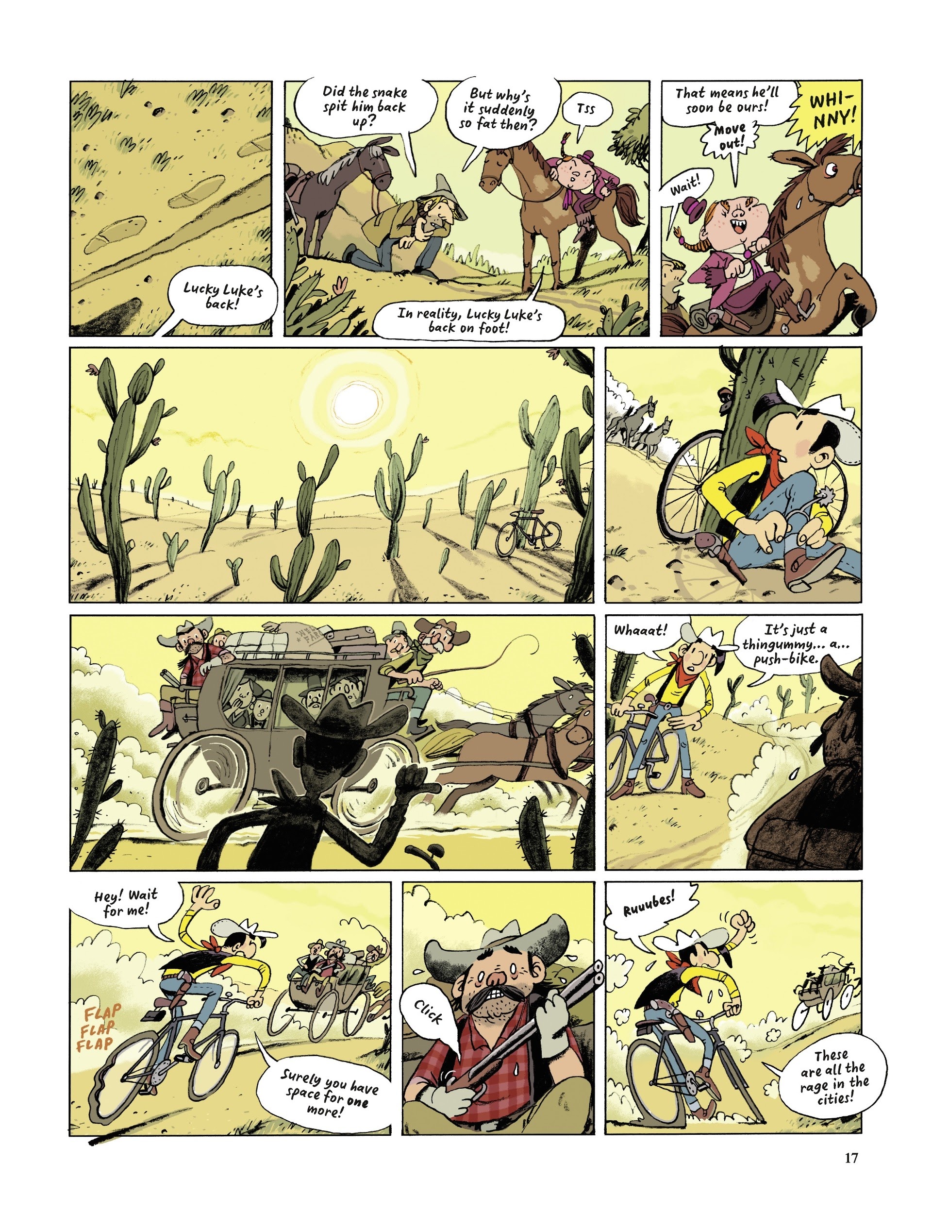 Read online Lucky Luke Saddles Up comic -  Issue # TPB - 17