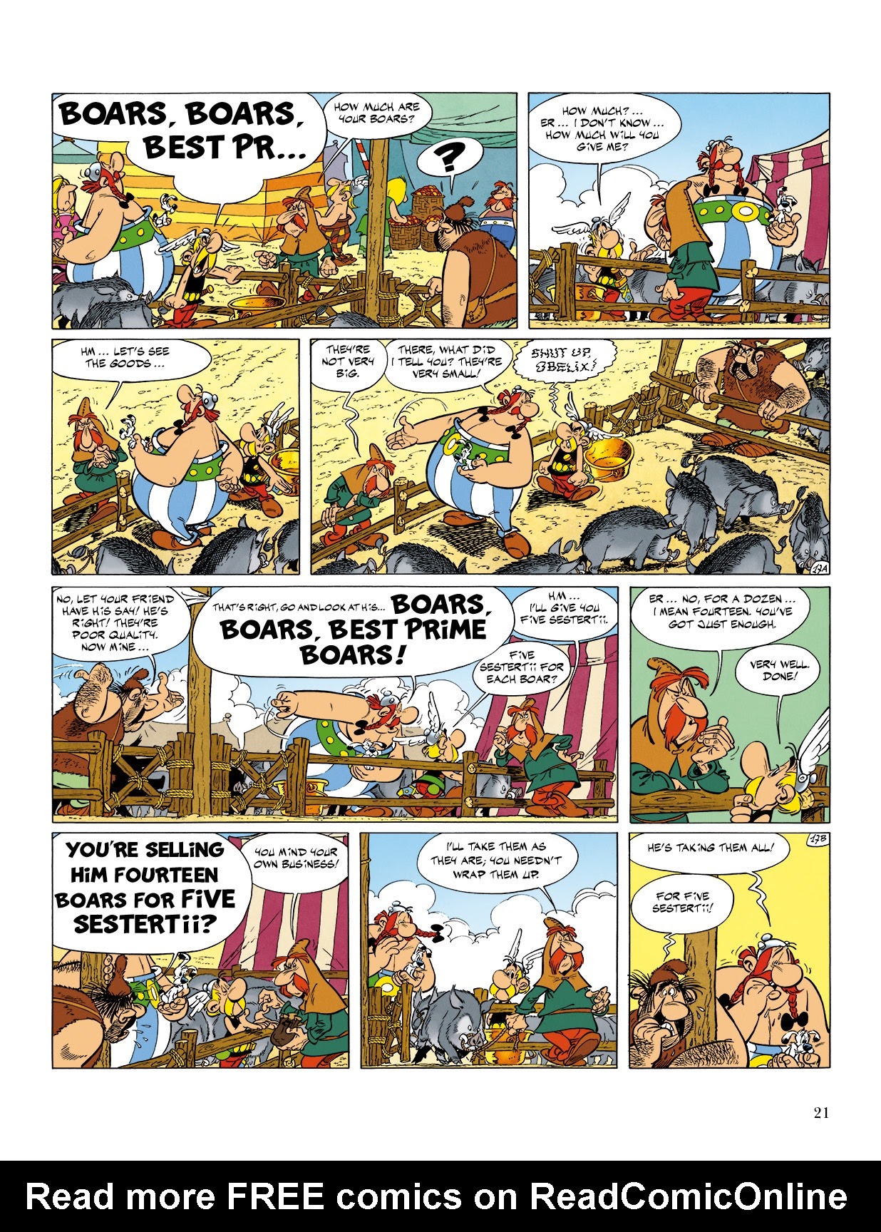 Read online Asterix comic -  Issue #13 - 22
