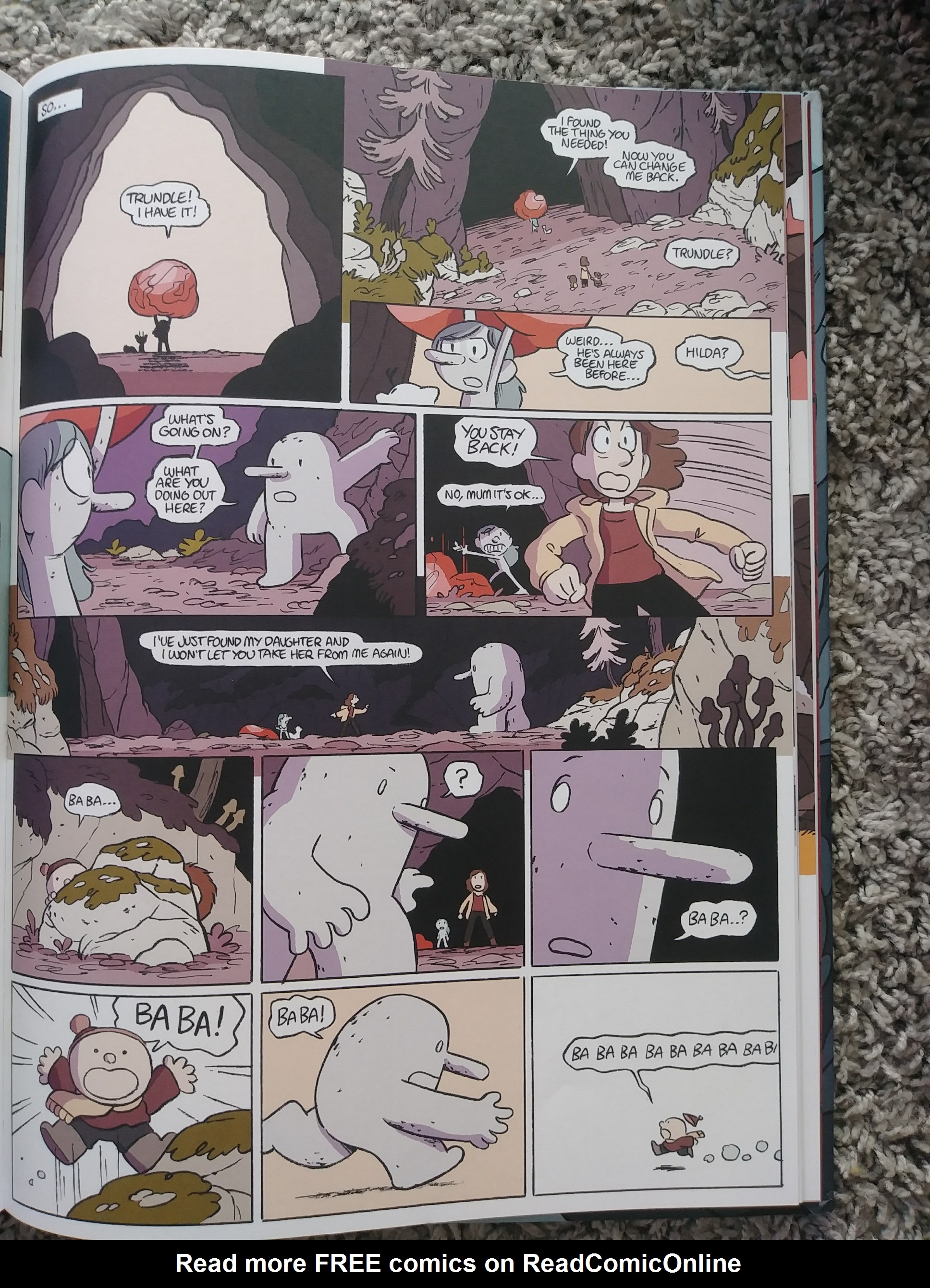 Read online Hilda and the Mountain King comic -  Issue # TPB - 54