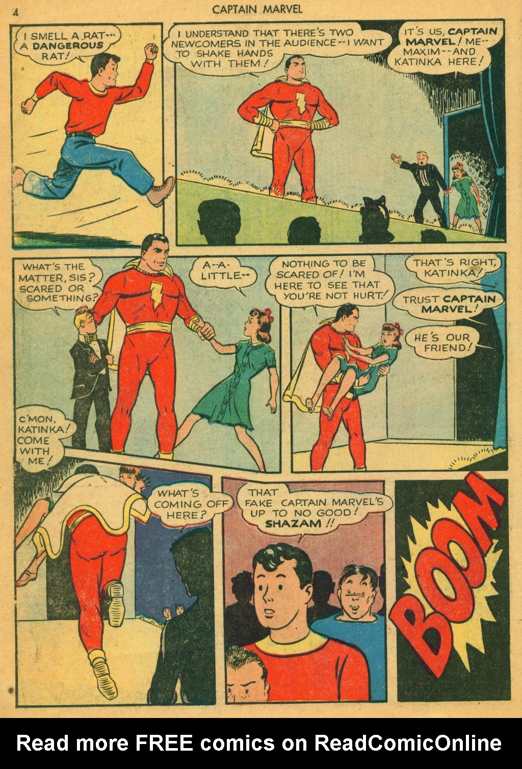 Read online Captain Marvel Adventures comic -  Issue #5 - 6