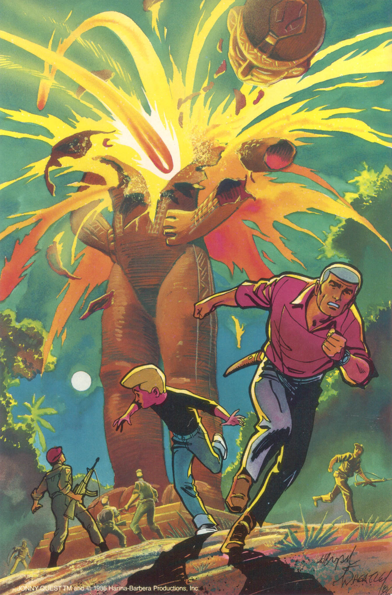Read online Jonny Quest comic -  Issue #3 - 36