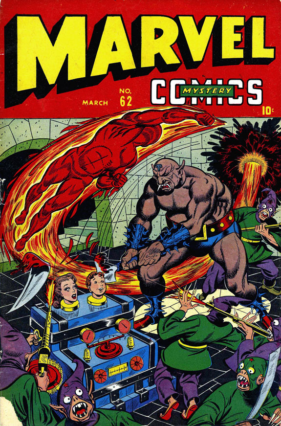 Read online Marvel Mystery Comics comic -  Issue #62 - 1