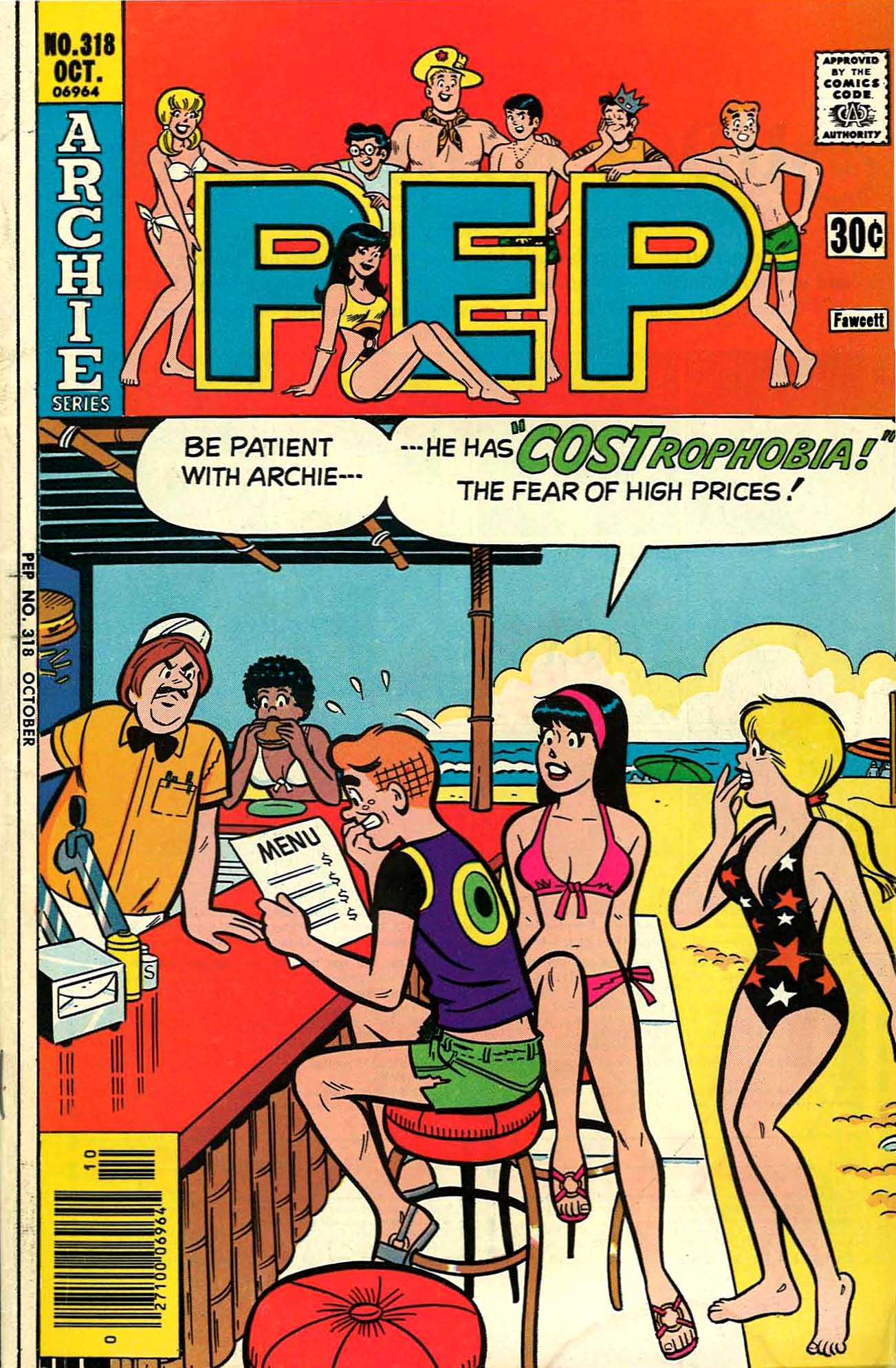 Read online Pep Comics comic -  Issue #318 - 1