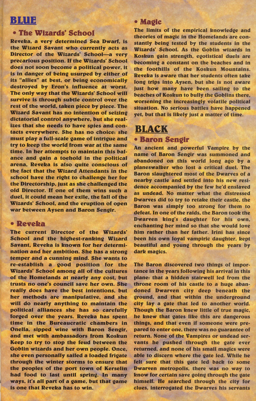 Read online Homelands On the World of Magic: The Gathering comic -  Issue # Full - 58