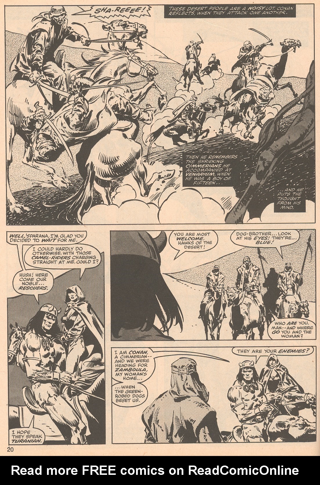 Read online The Savage Sword Of Conan comic -  Issue #57 - 20