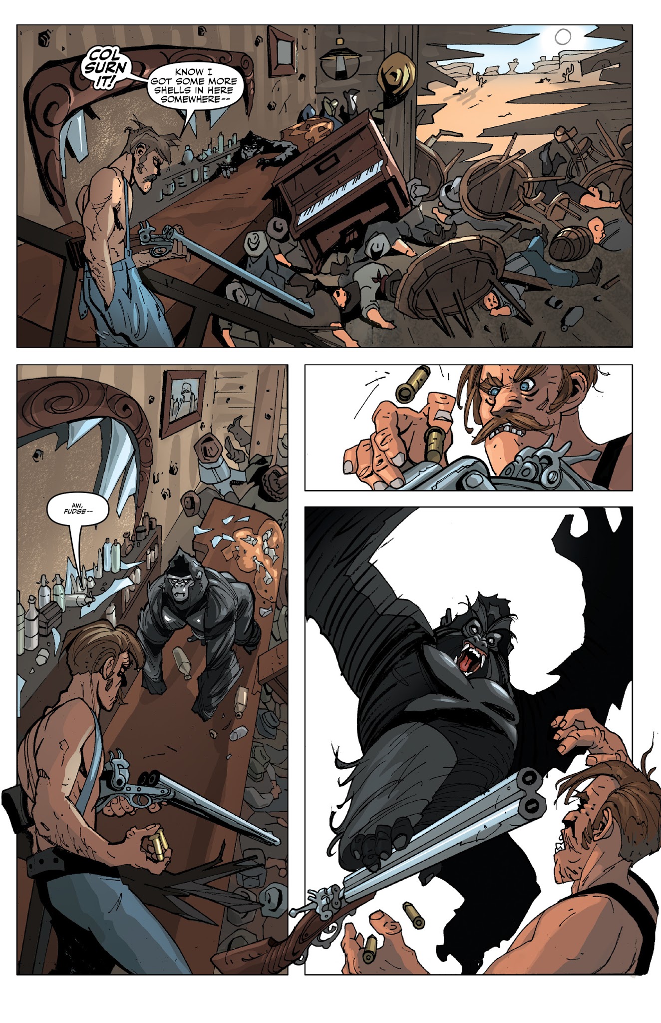 Read online Six-Gun Gorilla: Long Days of Vengeance comic -  Issue #4 - 13