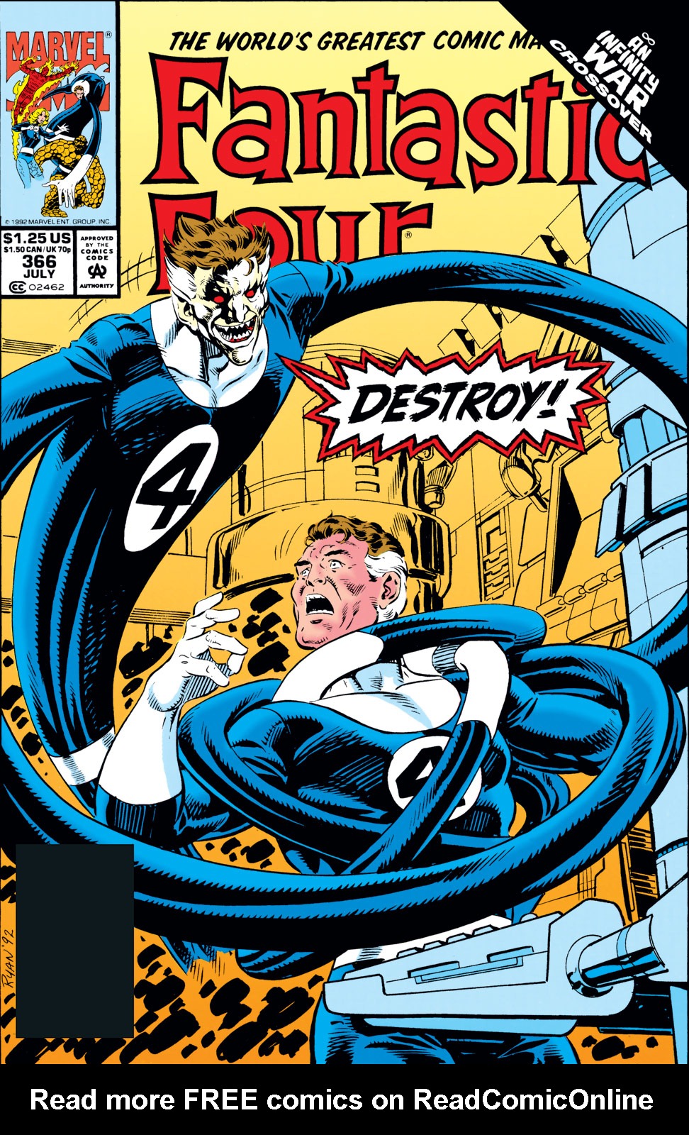 Read online Fantastic Four (1961) comic -  Issue #366 - 1