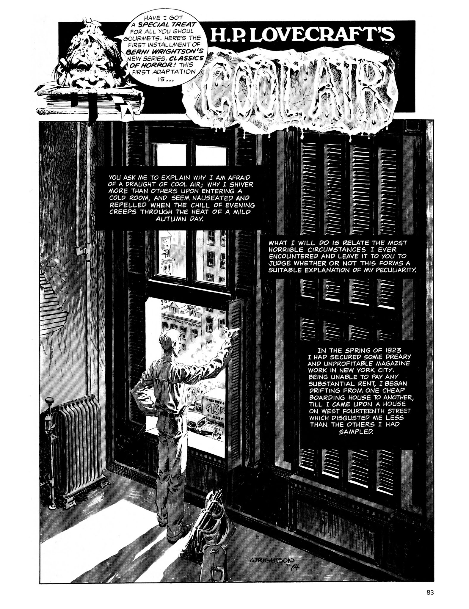 Read online Creepy Presents Bernie Wrightson comic -  Issue # TPB - 86