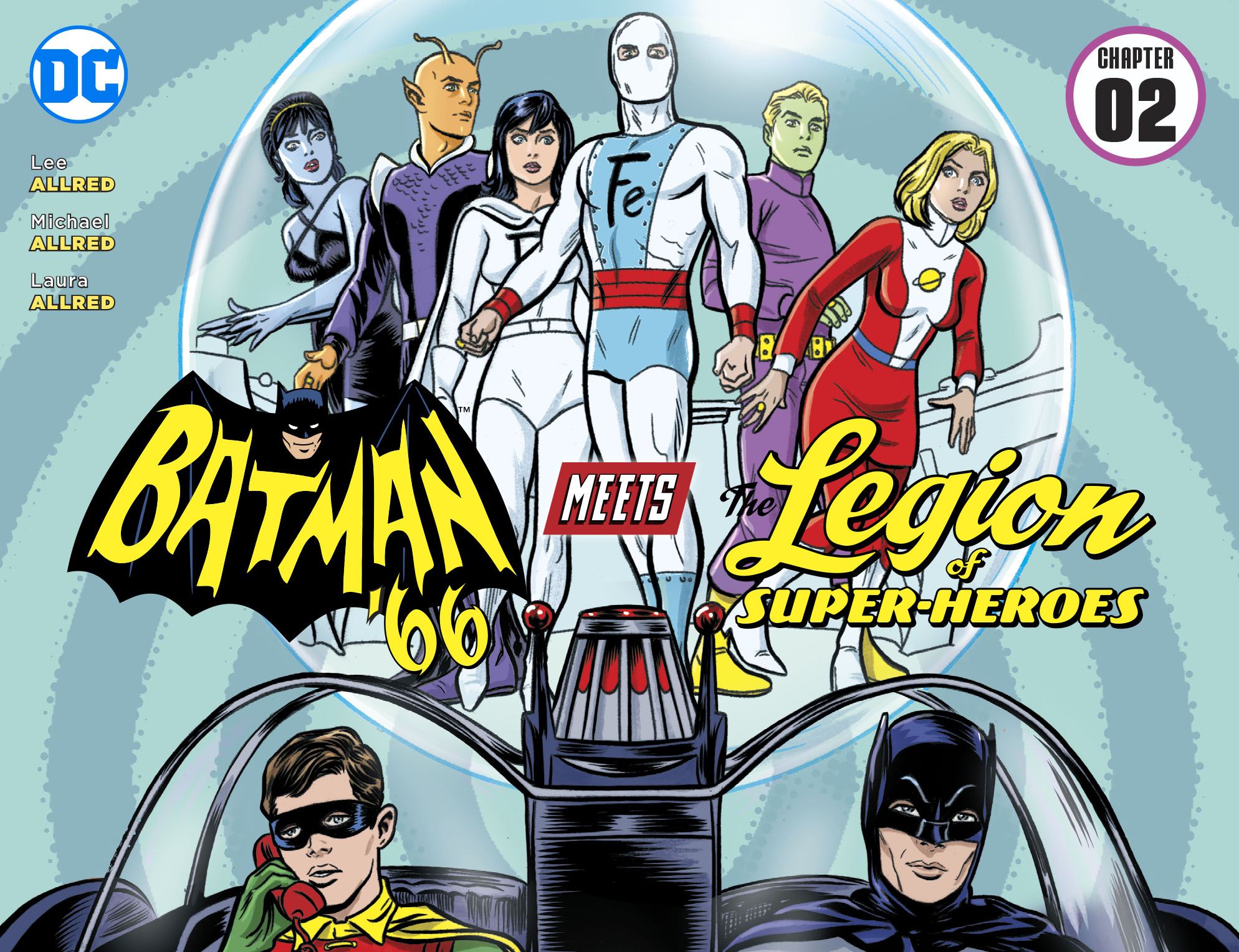 Read online Batman '66 Meets the Legion of Super-Heroes comic -  Issue #2 - 1