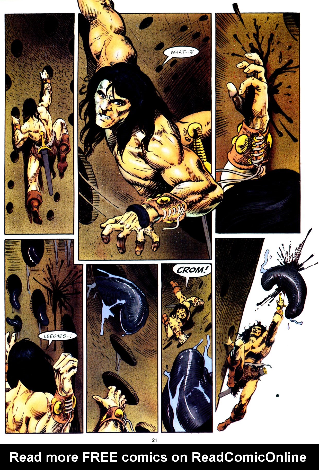 Read online Marvel Graphic Novel comic -  Issue #59 - Conan - The Horn of Azoth - 21