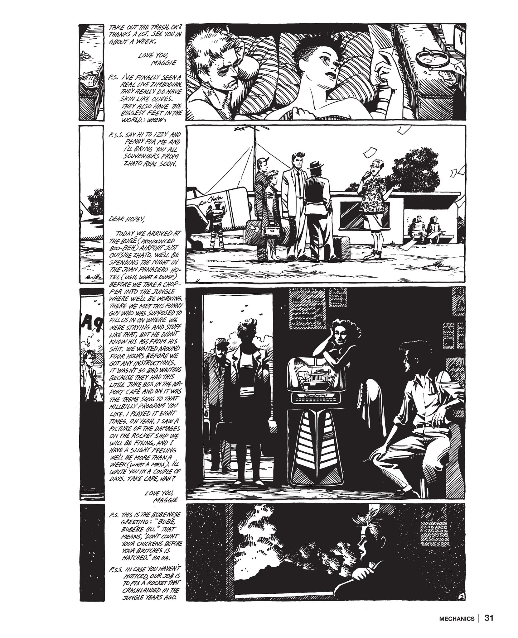 Read online Maggie the Mechanic: The Love & Rockets Library - Locas comic -  Issue # TPB (Part 1) - 31