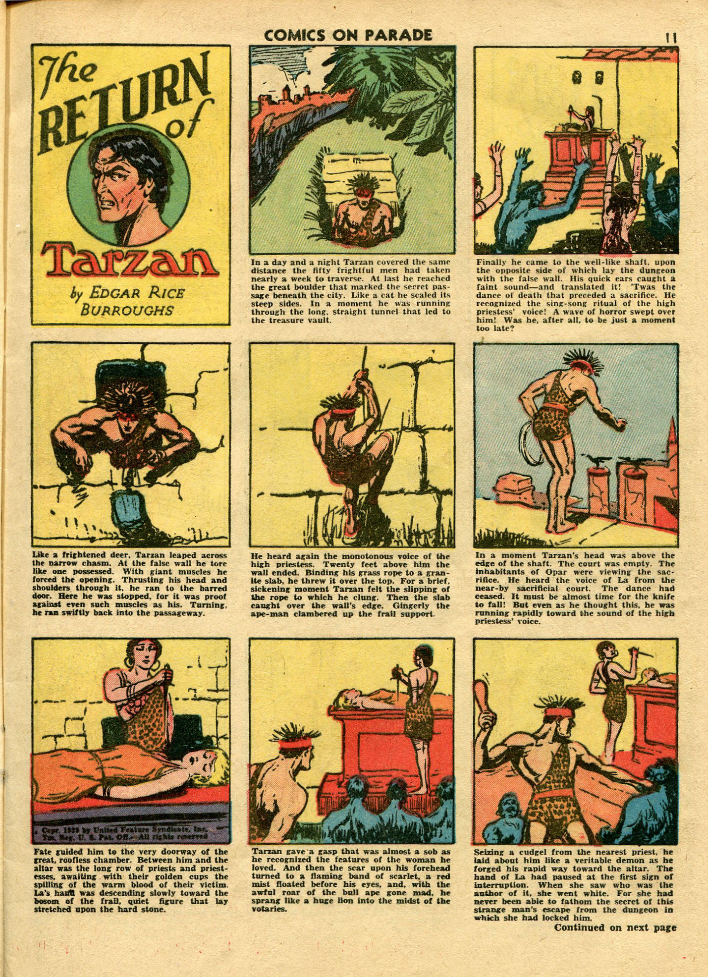 Read online Comics on Parade comic -  Issue #12 - 12