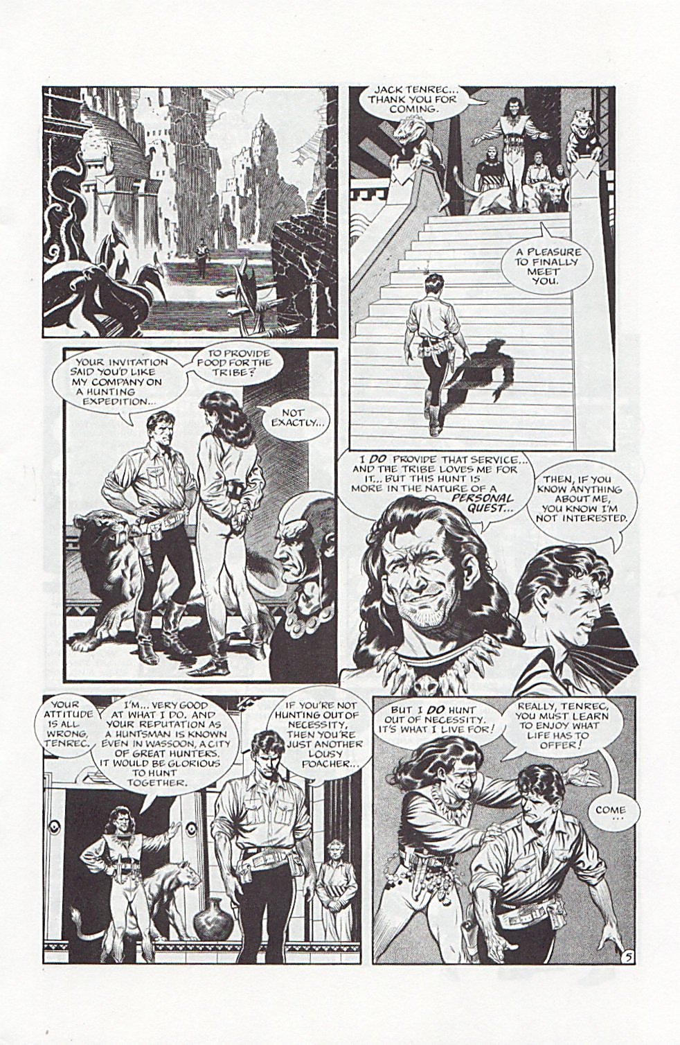 Read online Xenozoic Tales comic -  Issue #13 - 8