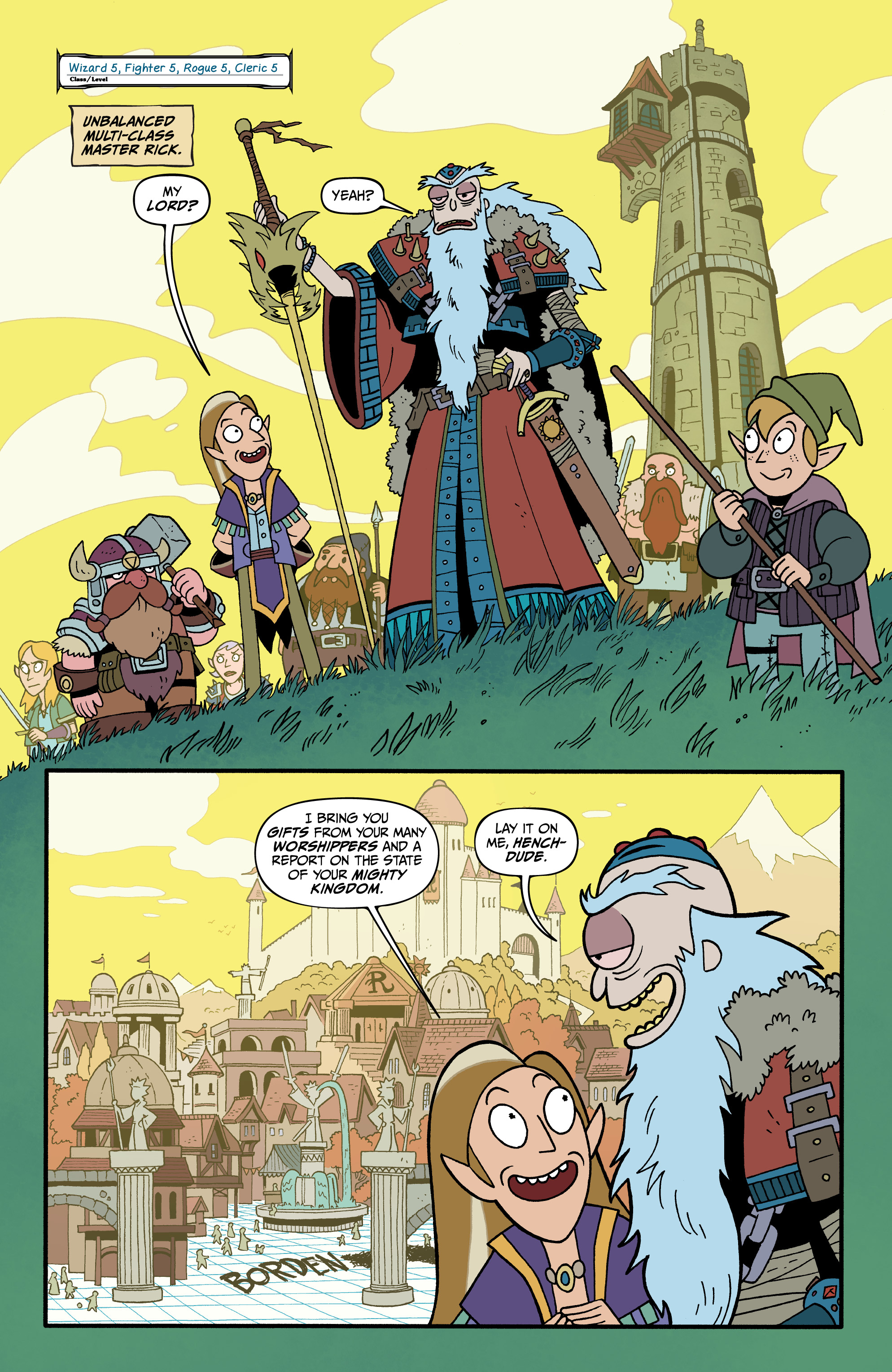 Read online Rick and Morty vs. Dungeons & Dragons II: Painscape comic -  Issue #4 - 8