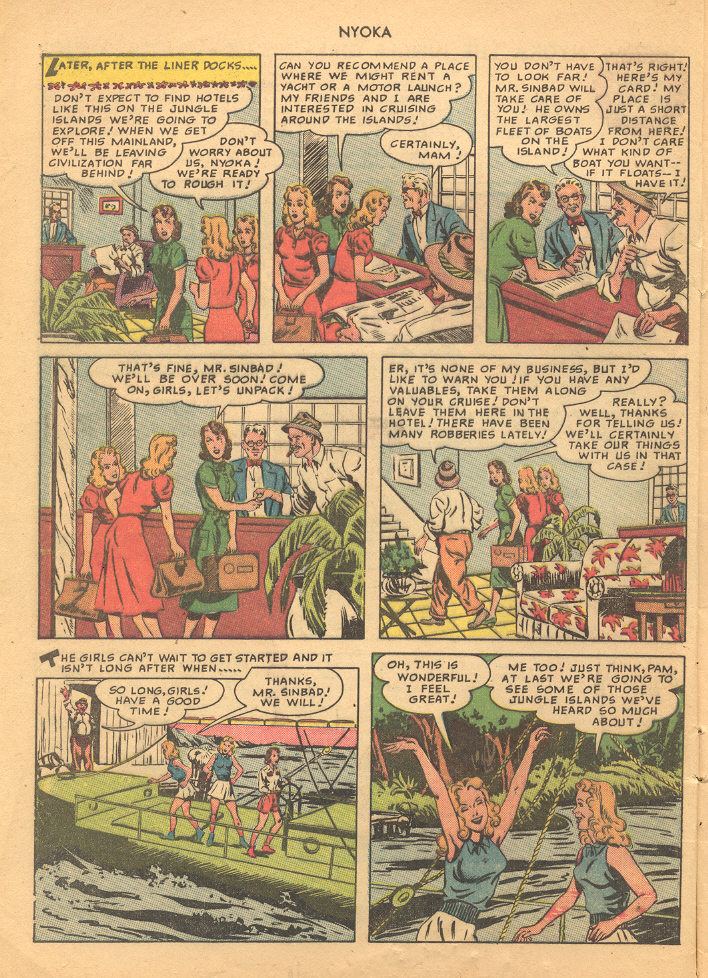 Read online Nyoka the Jungle Girl (1945) comic -  Issue #42 - 4