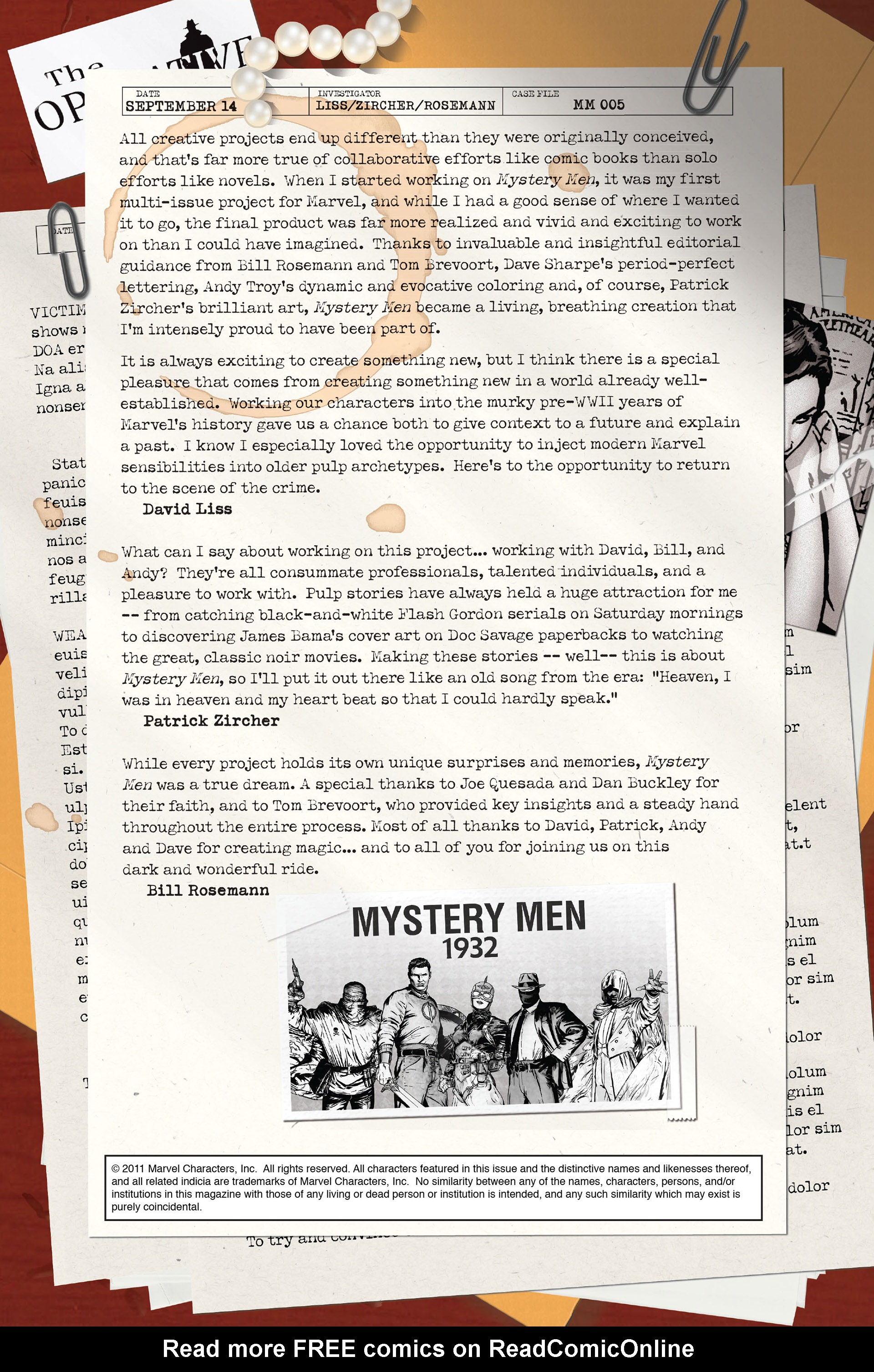 Read online Mystery Men comic -  Issue #5 - 25