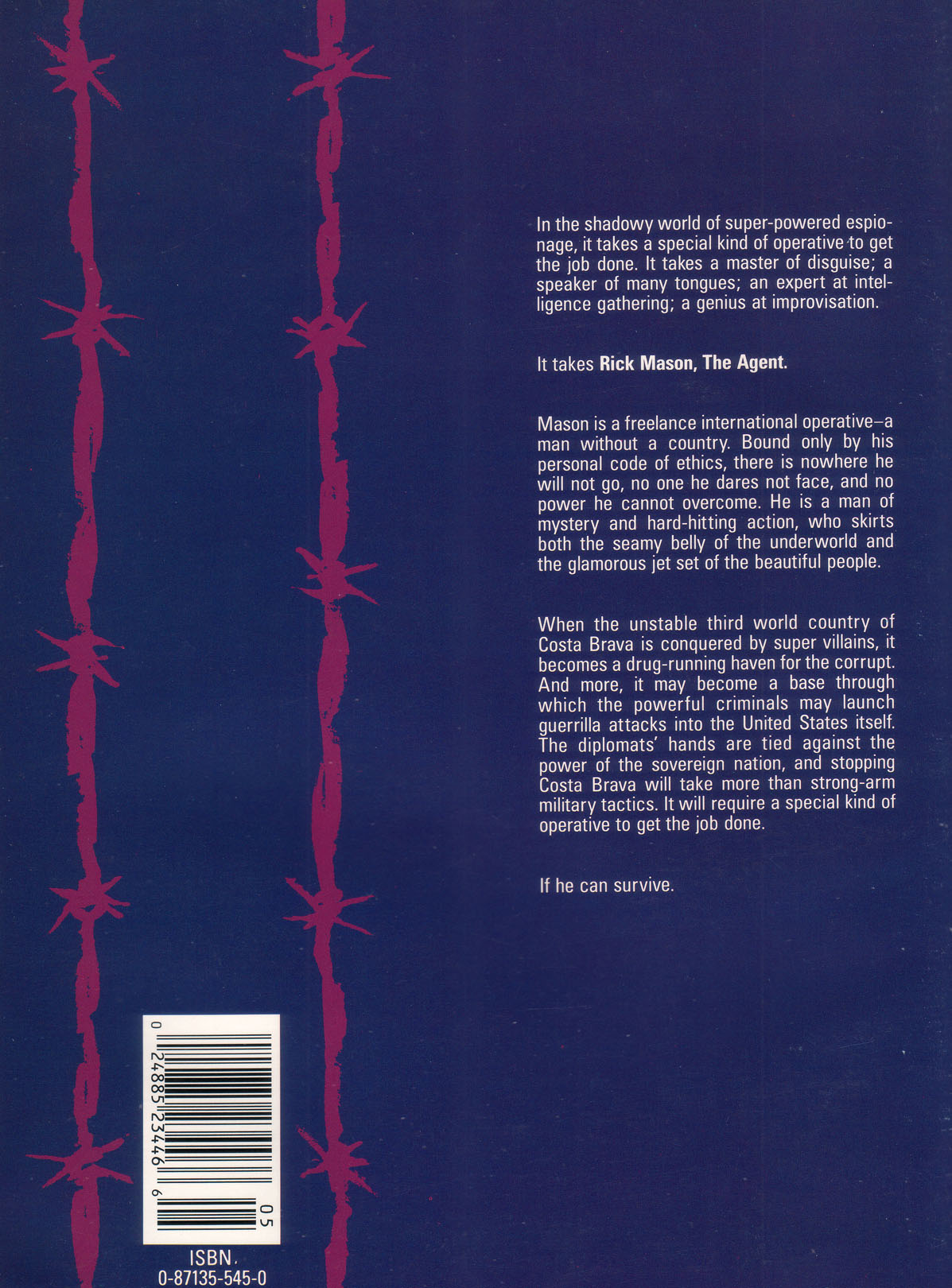 Read online Marvel Graphic Novel: Rick Mason, The Agent comic -  Issue # TPB - 84