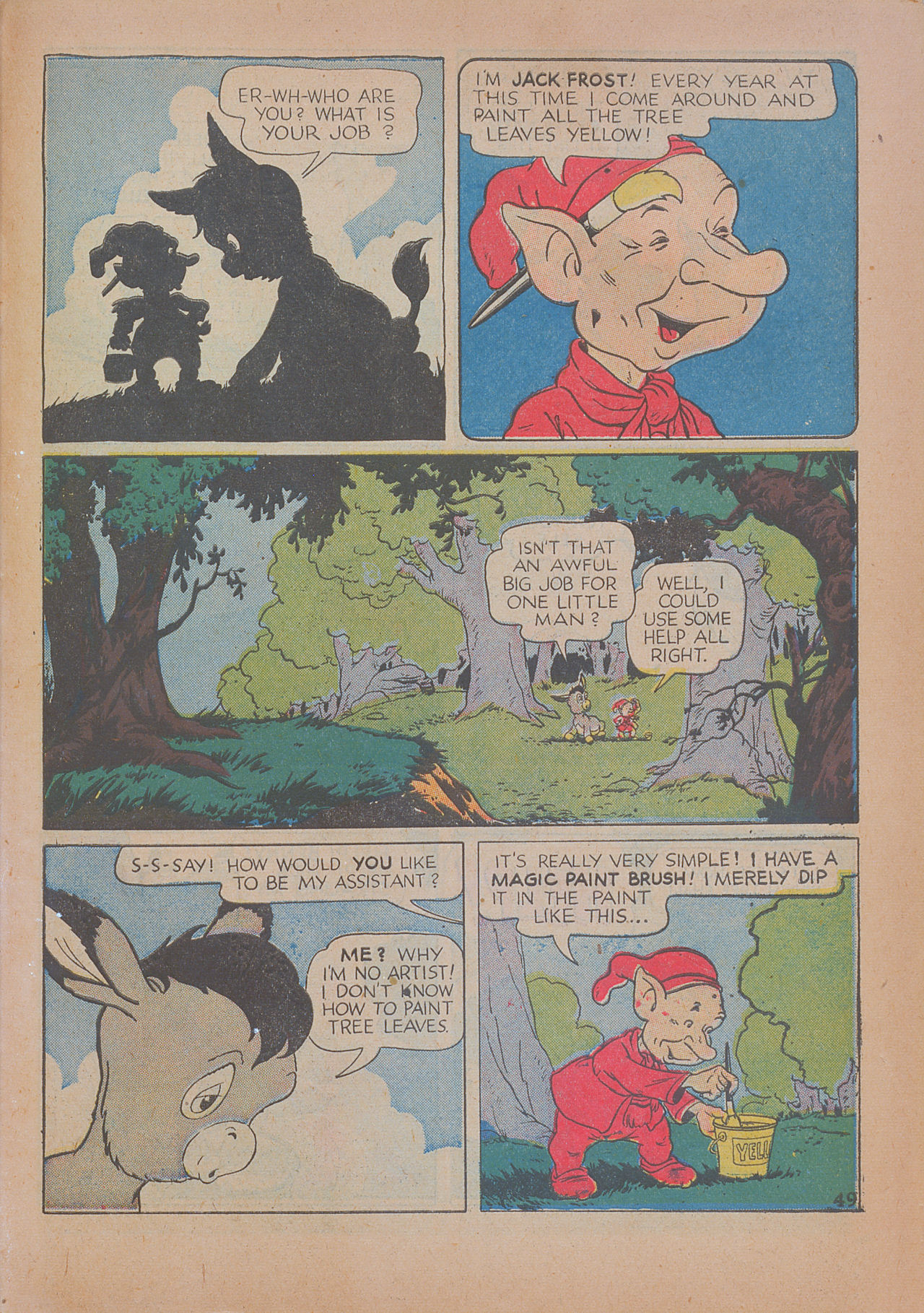 Read online Our Gang Comics comic -  Issue #4 - 51
