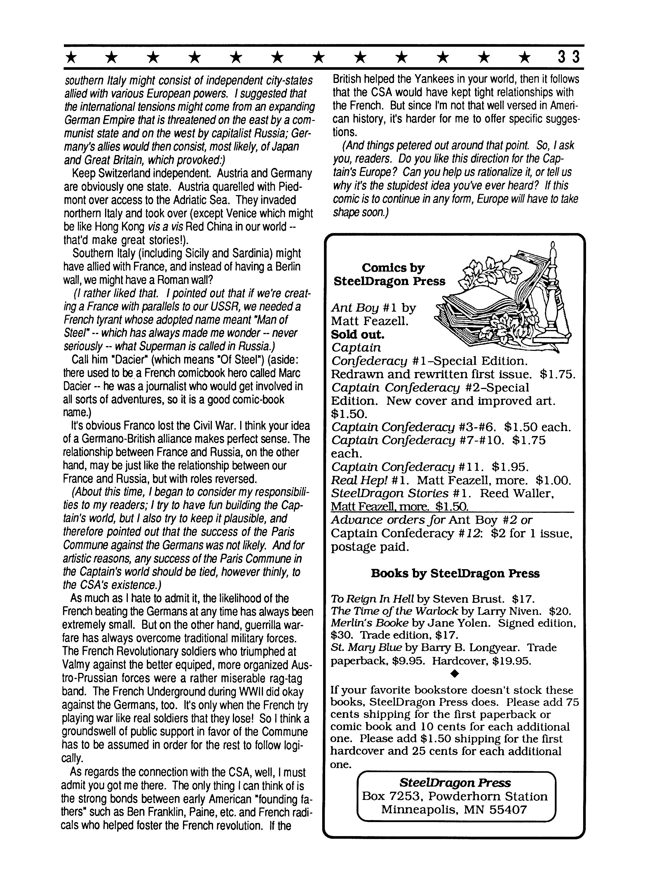 Read online Captain Confederacy (1986) comic -  Issue #11 - 35
