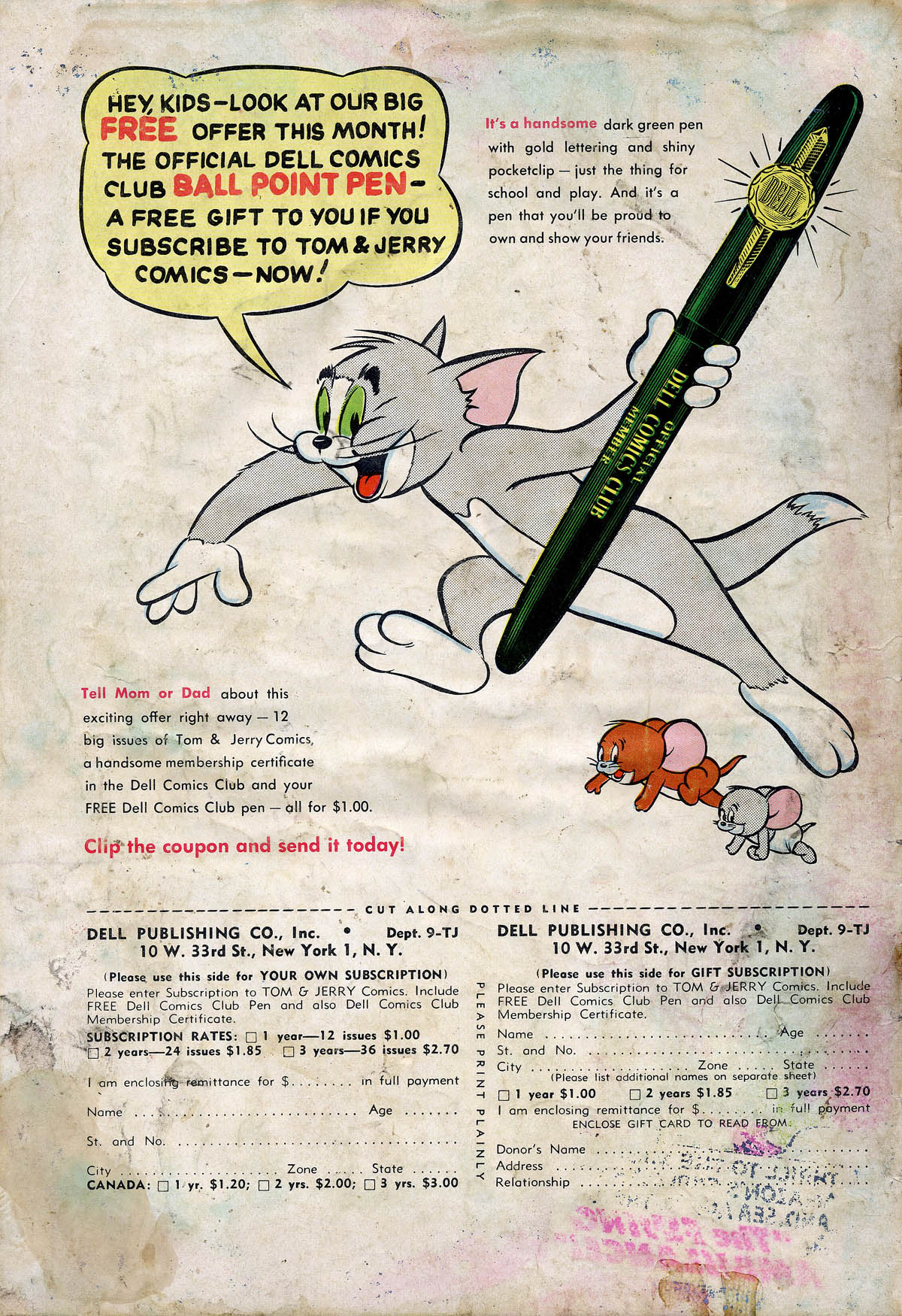 Read online Tom & Jerry Comics comic -  Issue #122 - 36