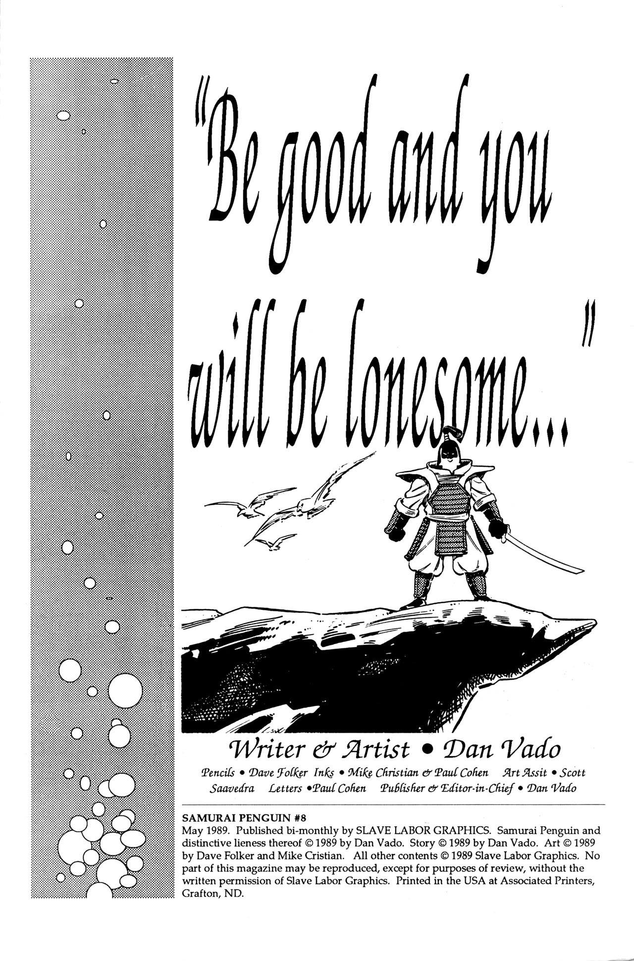 Read online Samurai Penguin comic -  Issue #8 - 2