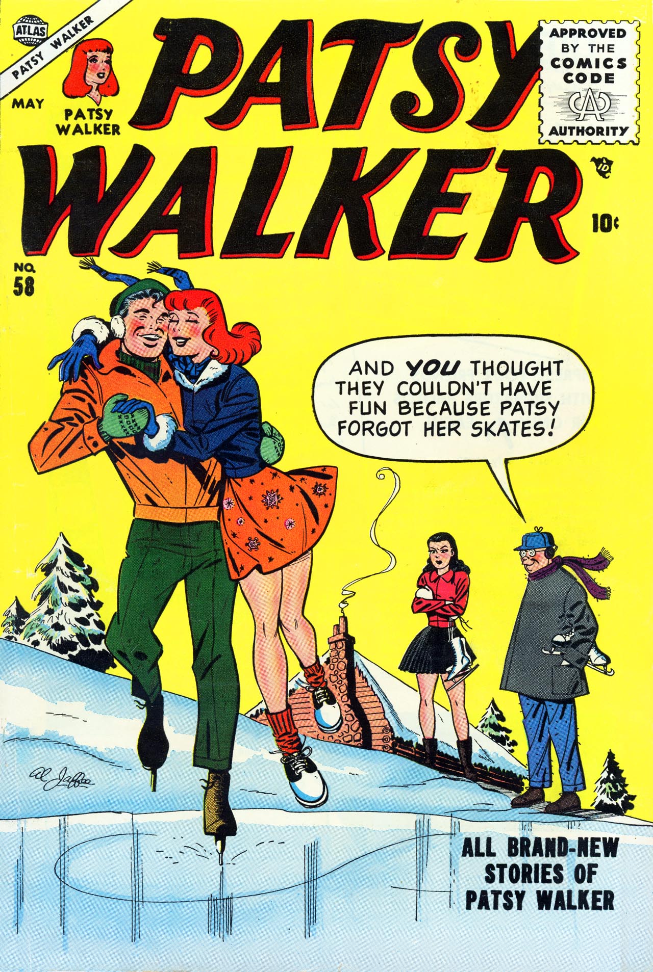 Read online Patsy Walker comic -  Issue #58 - 1