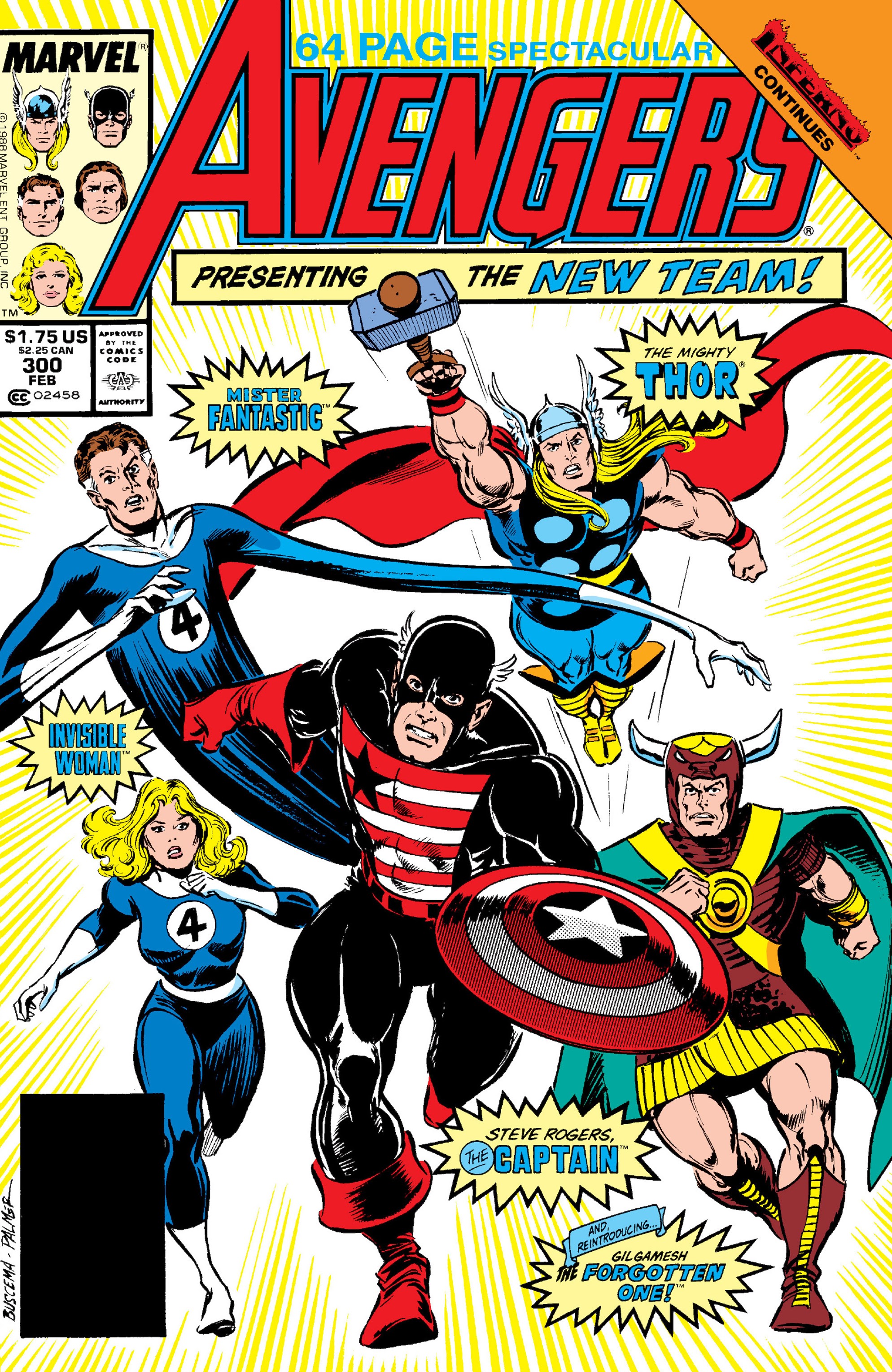 Read online The Avengers (1963) comic -  Issue #300 - 1