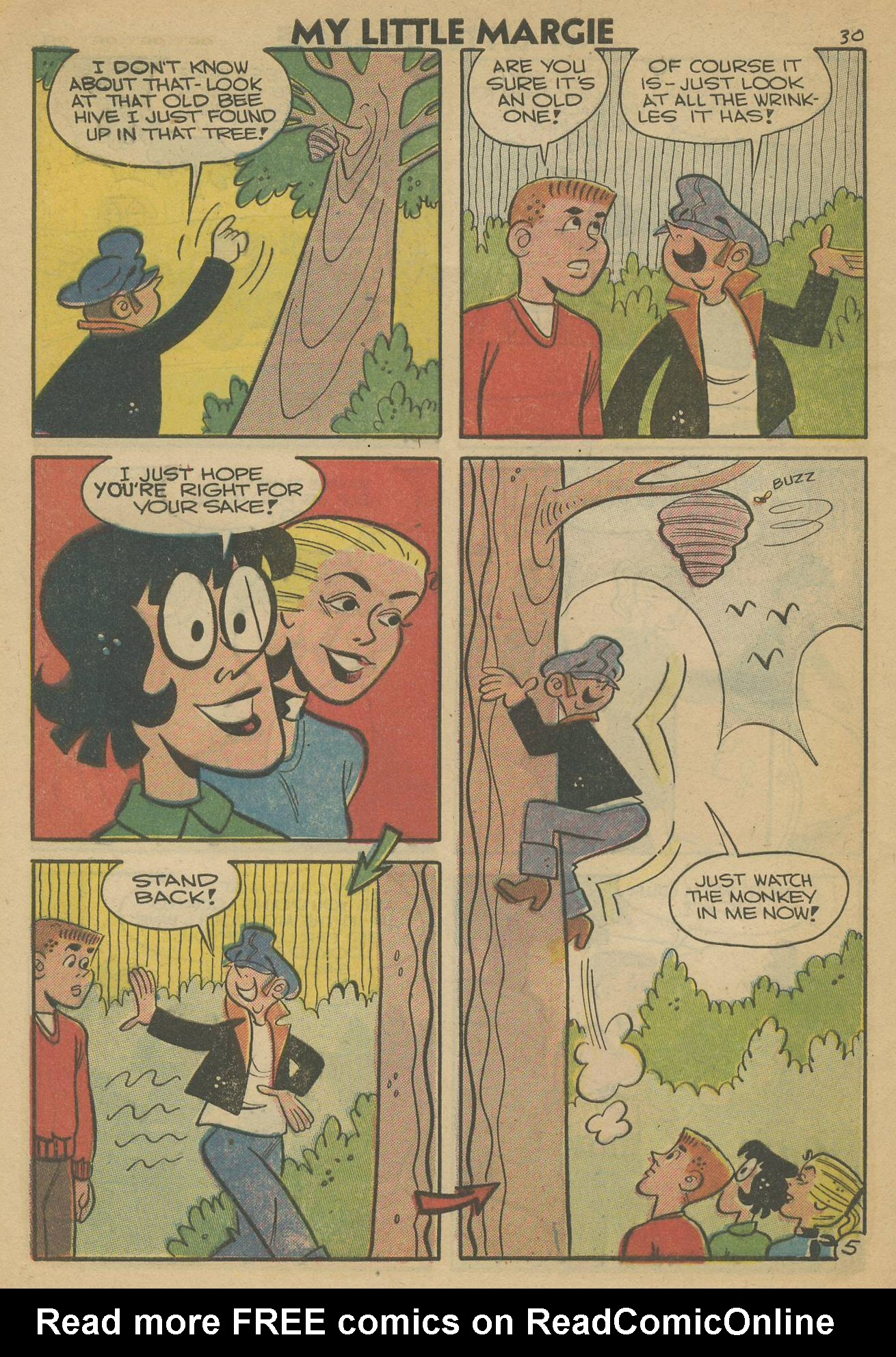 Read online My Little Margie (1954) comic -  Issue #16 - 32