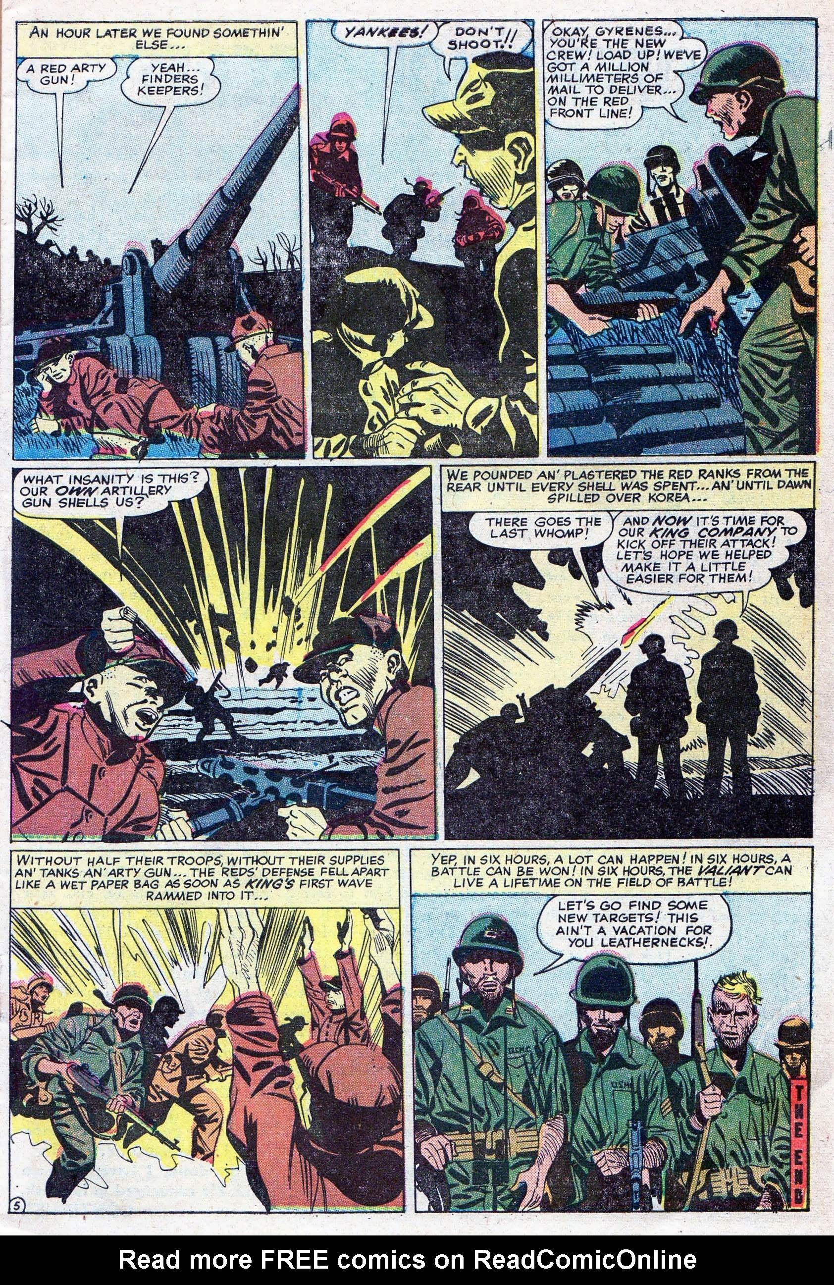 Read online Marines in Battle comic -  Issue #25 - 7