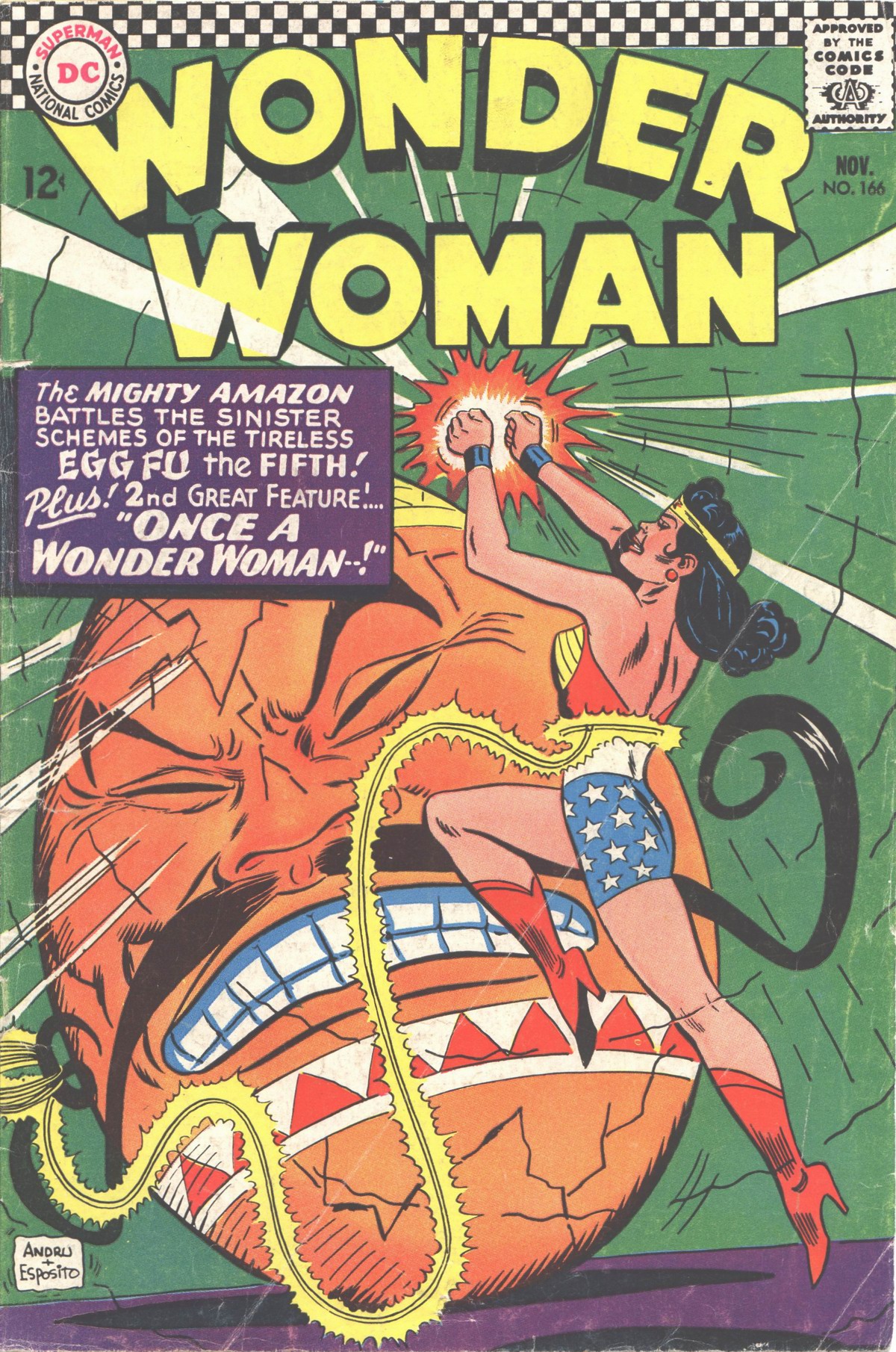 Read online Wonder Woman (1942) comic -  Issue #166 - 1