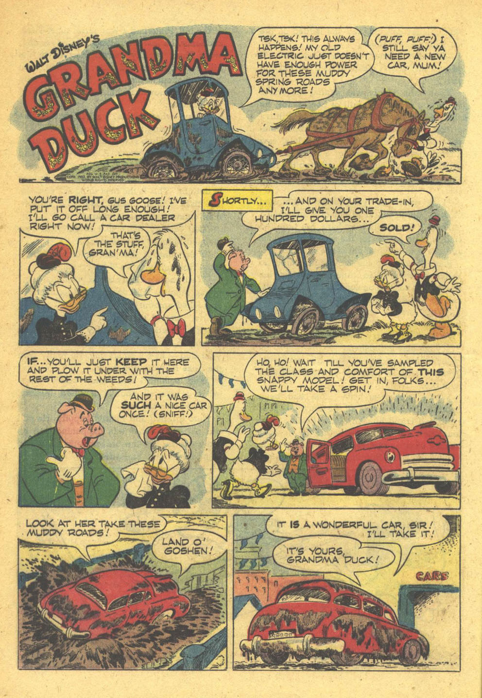 Read online Walt Disney's Comics and Stories comic -  Issue #149 - 36