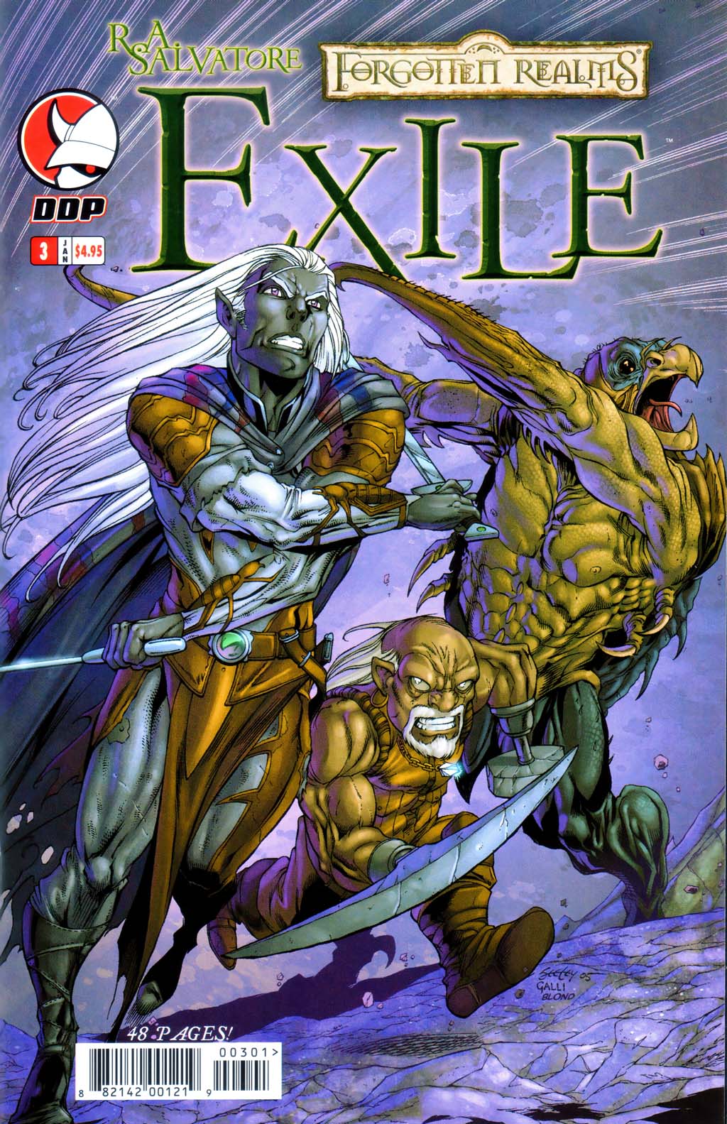 Read online Forgotten Realms: Exile comic -  Issue #3 - 1