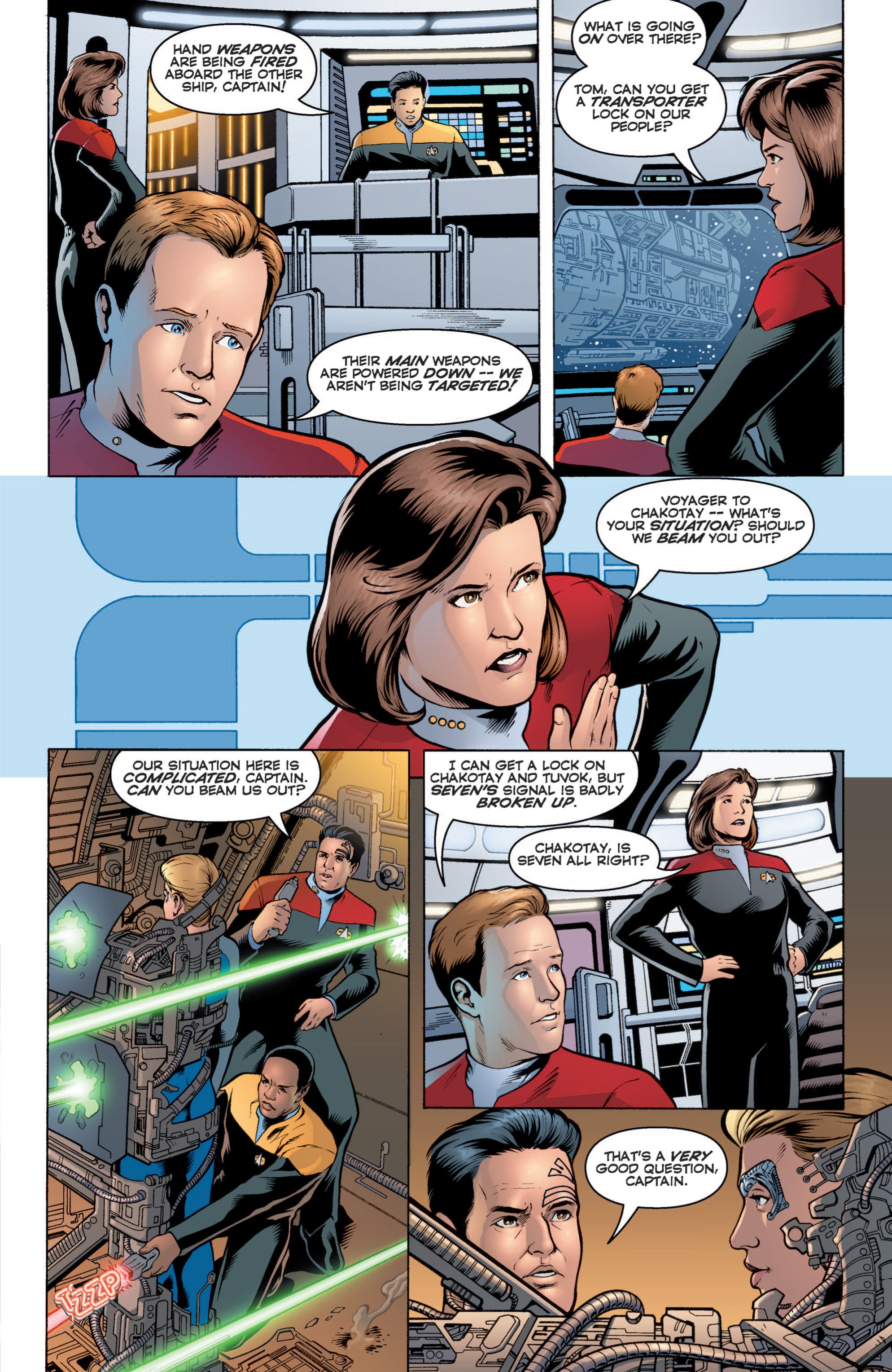 Read online Star Trek: Voyager--Encounters with the Unknown comic -  Issue # TPB - 36