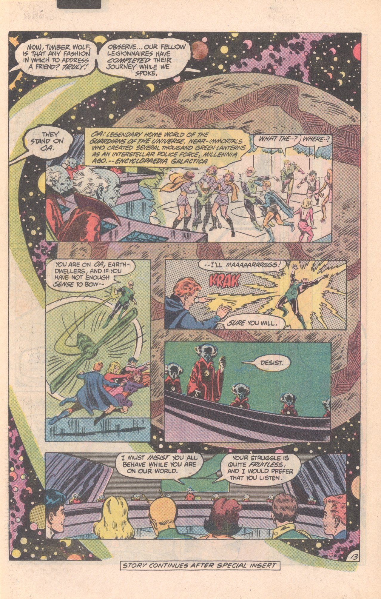 Legion of Super-Heroes (1980) 295 Page 13