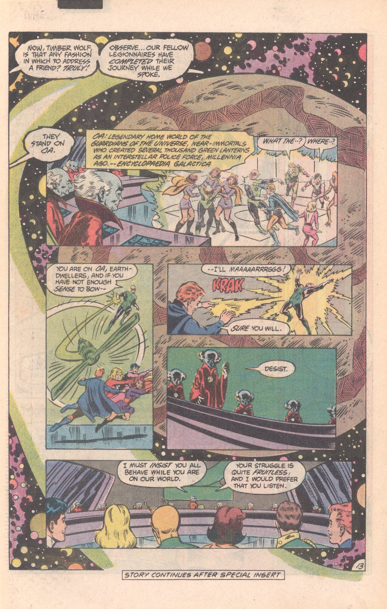 Read online Legion of Super-Heroes (1980) comic -  Issue #295 - 14